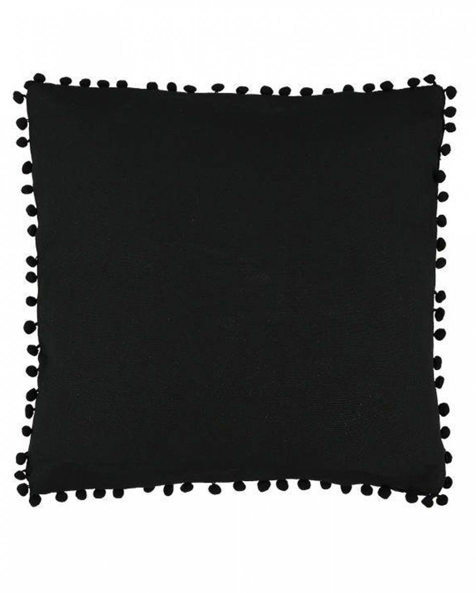 Tagesdecke Schwarzer Kissenbezug mit Grauer Pentagramm Horror-Shop Sticke