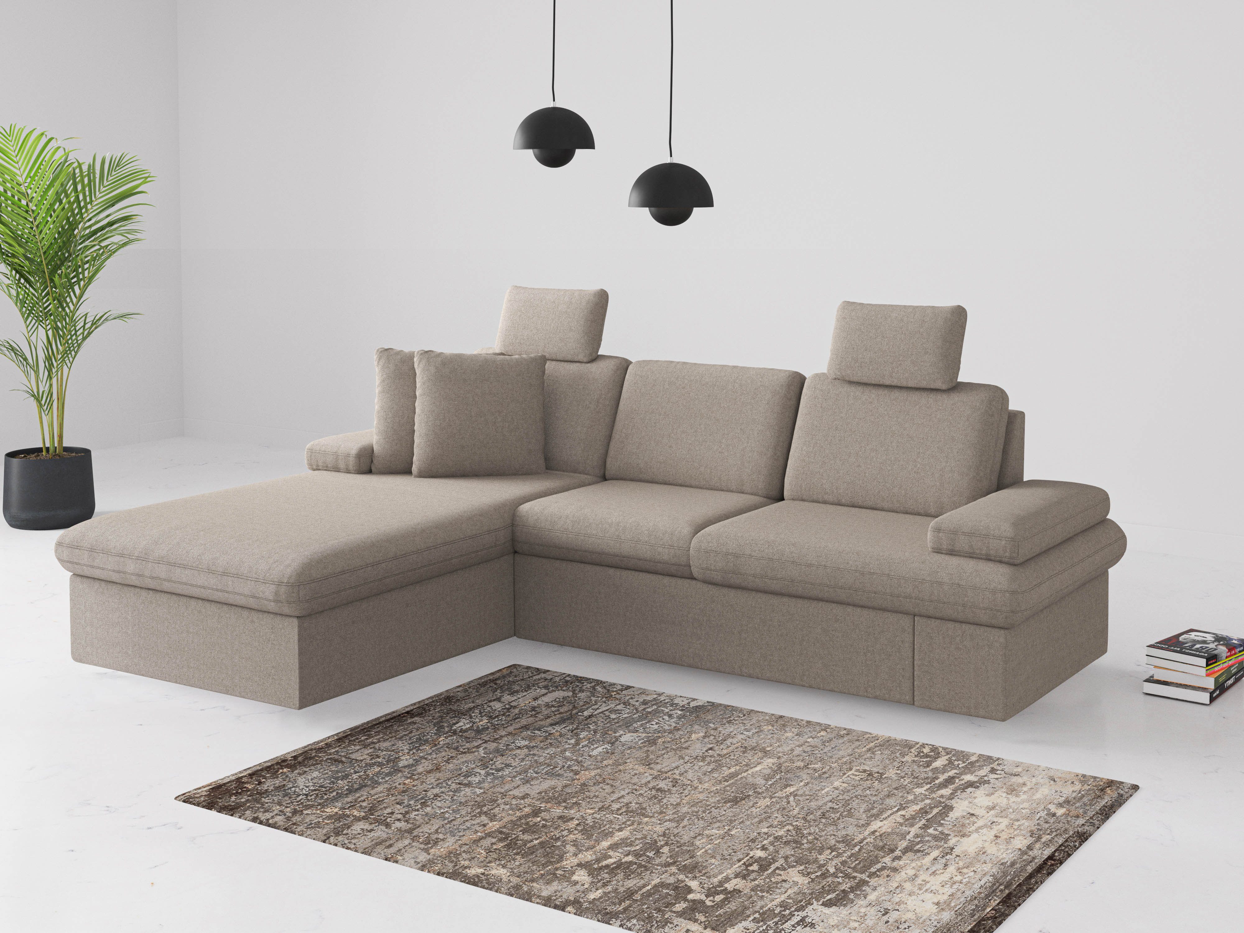sit&more Ecksofa Moreno L-Form, B: 247 günstig online kaufen