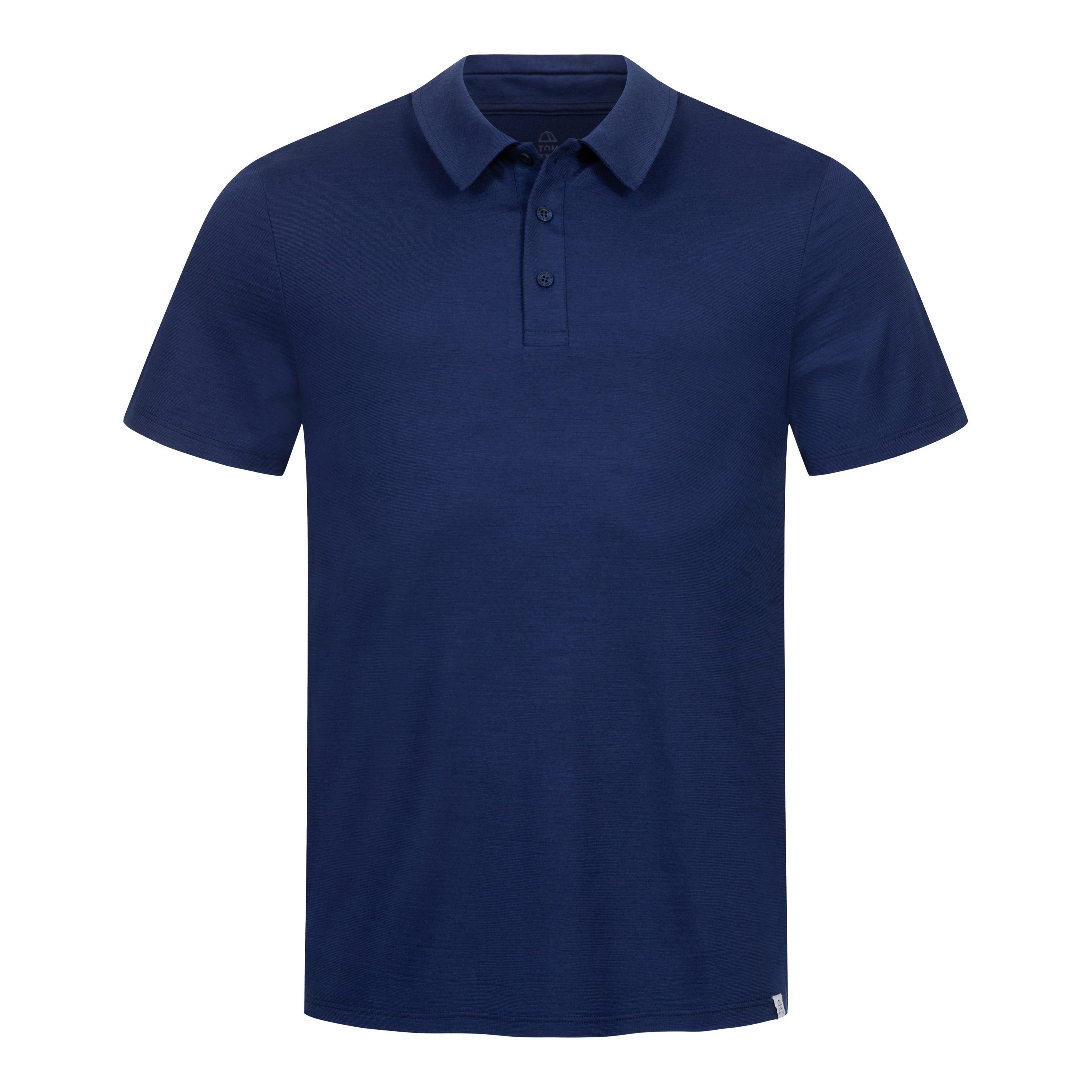 Poloshirt TOM FYFE Merino Poloshirt Herren Marine / L