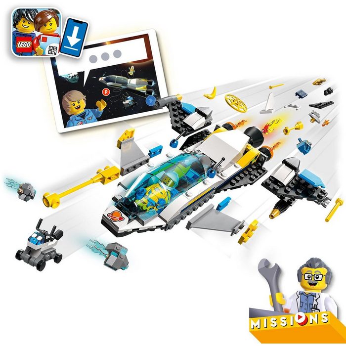 LEGO® Konstruktionsspielsteine Erkundungsmissionen im Weltraum (60354) LEGO® City (298 St) Made in Europe AH11421