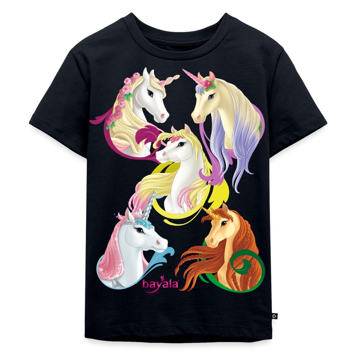 T-Shirt Schleich Bayala Einhörner und Pegasuspferde Kinder Premium T-Shirt