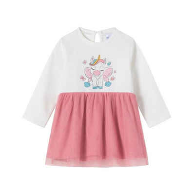 suebidou Midikleid Süßes Tüllkleid kombiniertes Kleid für Baby Girls mit Einhorn Print