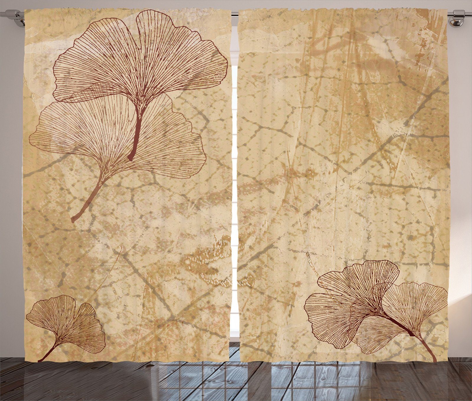 Gardine »Schlafzimmer Kräuselband Vorhang mit Schlaufen und Haken