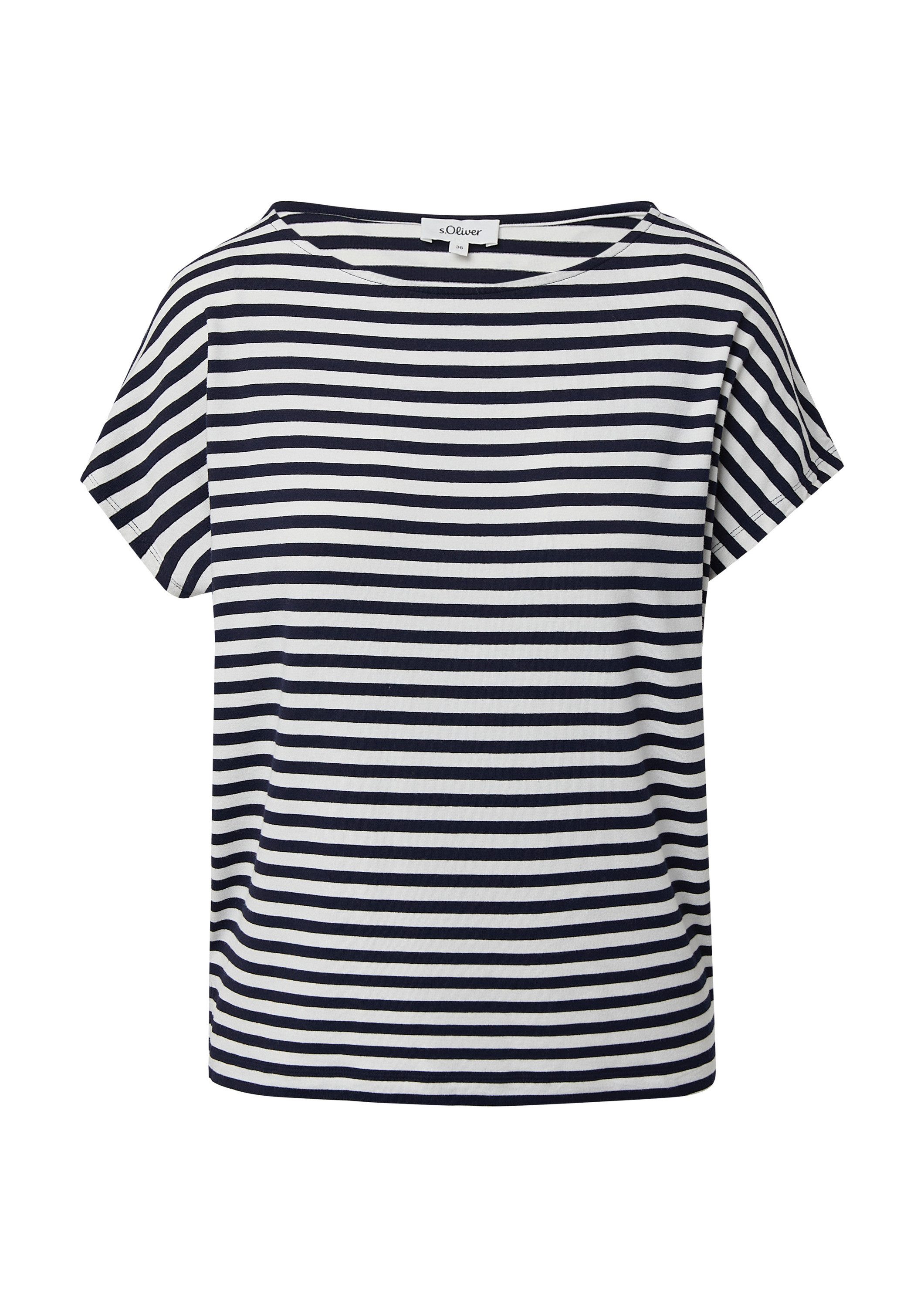 s.Oliver Muscleshirt T-Shirt Fließendes Jersey-Shirt mit günstig online kaufen
