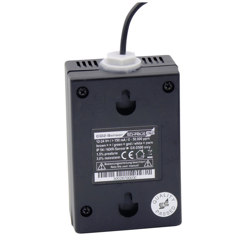 Thumbnail - Elektrotechnik Schabus Schabus GX-D500 Kohlendioxid-Melder mit externem Sensor netzbetrieben Gasmelder