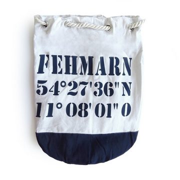 Sonia Originelli Umhängetasche XL Seesack "Fehmarn" Marinesack Bag Maritim