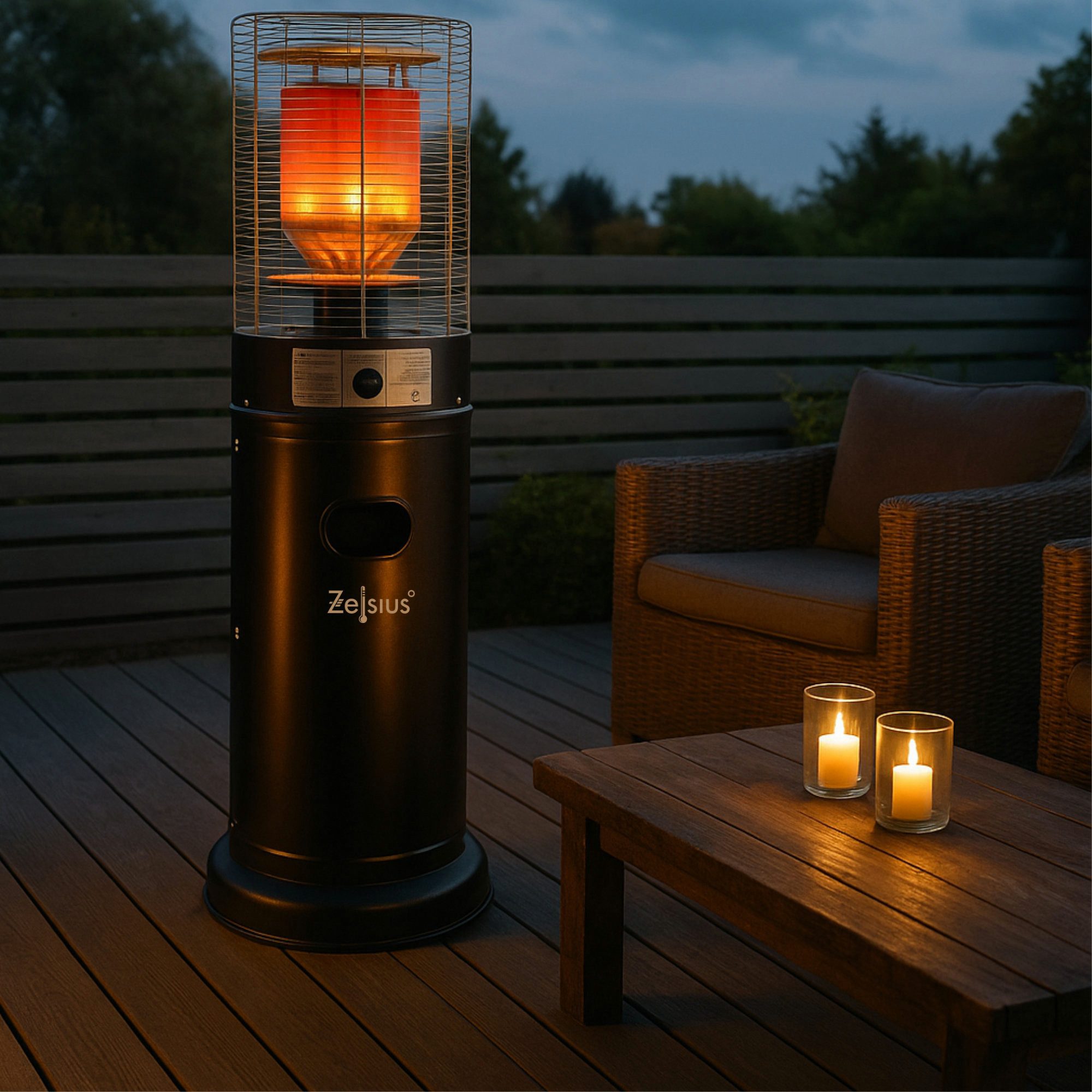 Zelsius Terrassenstrahler Gas Heizstrahler "Zermatt", 11 günstig online kaufen