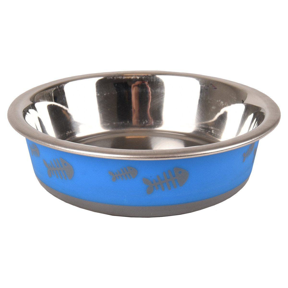 Futternapf Napf Fish Bone blau