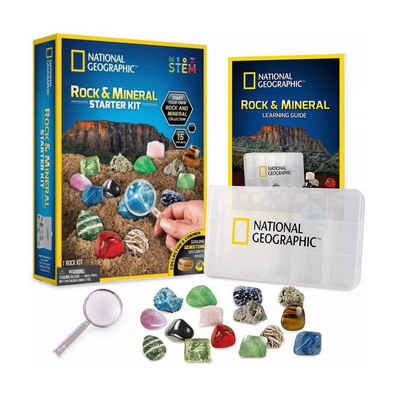 NATIONAL GEOGRAPHIC Experimentierkasten, (1-tlg), Rock + Mineral Starter Kit