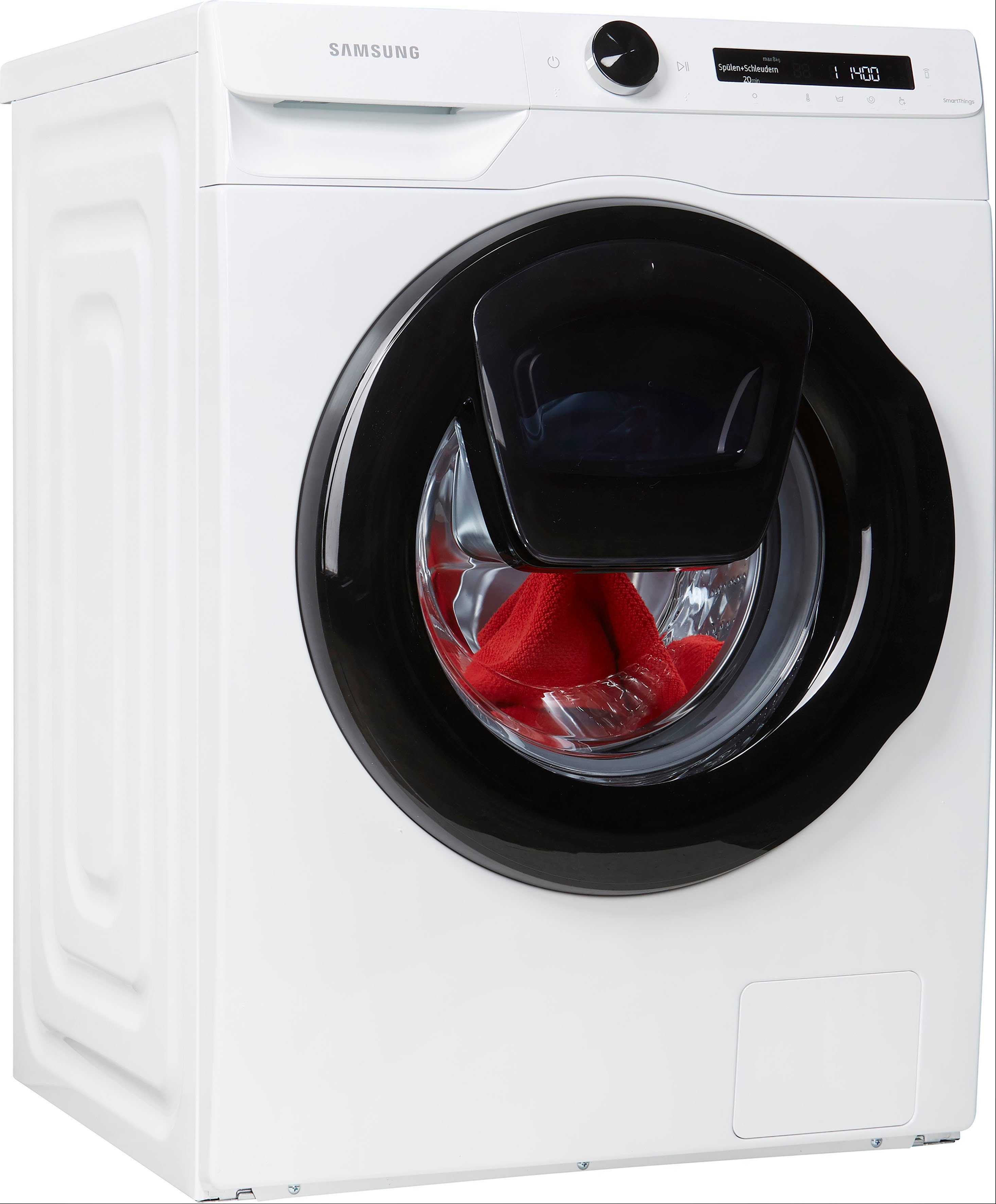 AddWash™ WW5500T Waschmaschine Samsung 8 WW81T554AAW, 1400 kg, U/min,