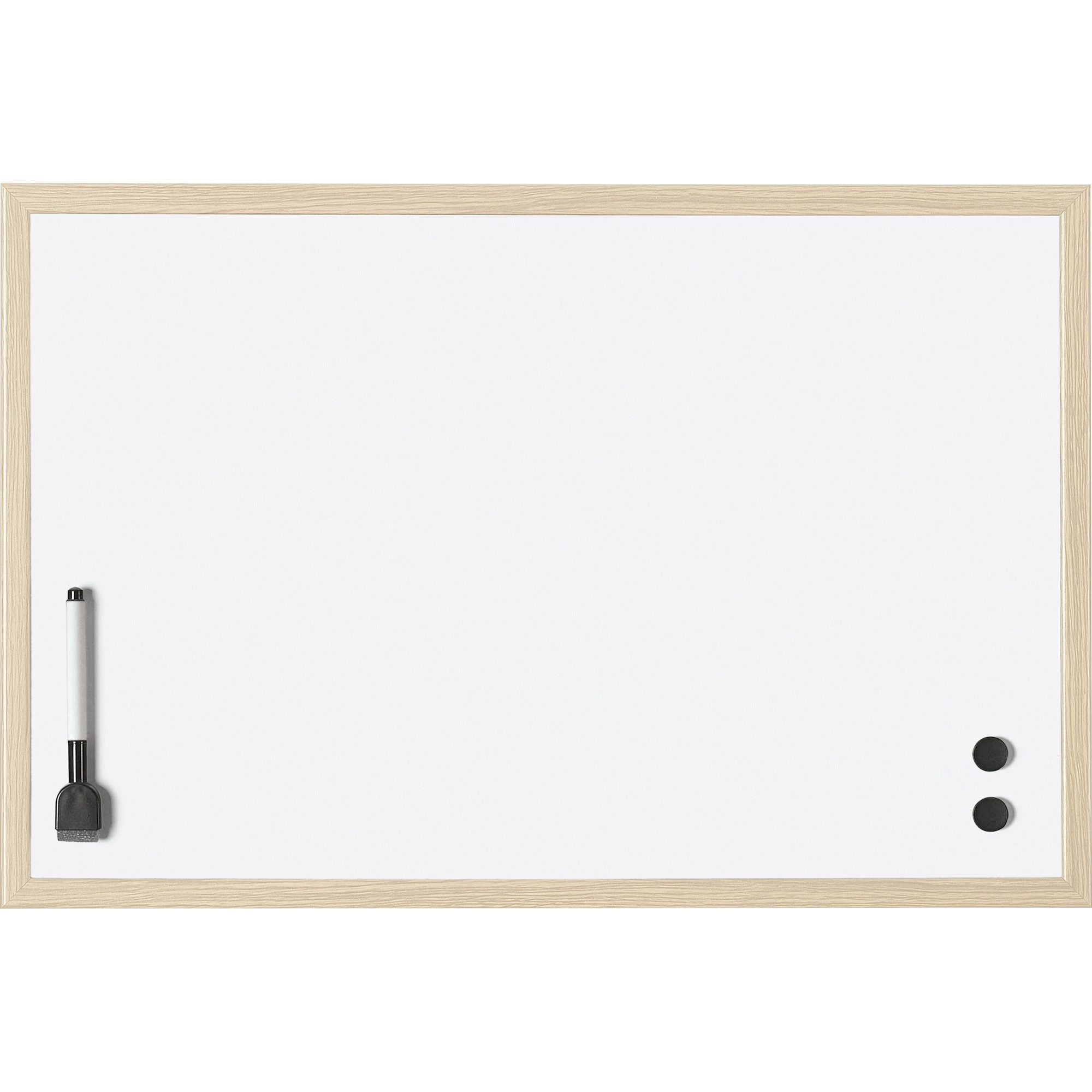 magnetoplan® Magnettafel Whiteboard 121926 MDF-Rahmen 590x390mm