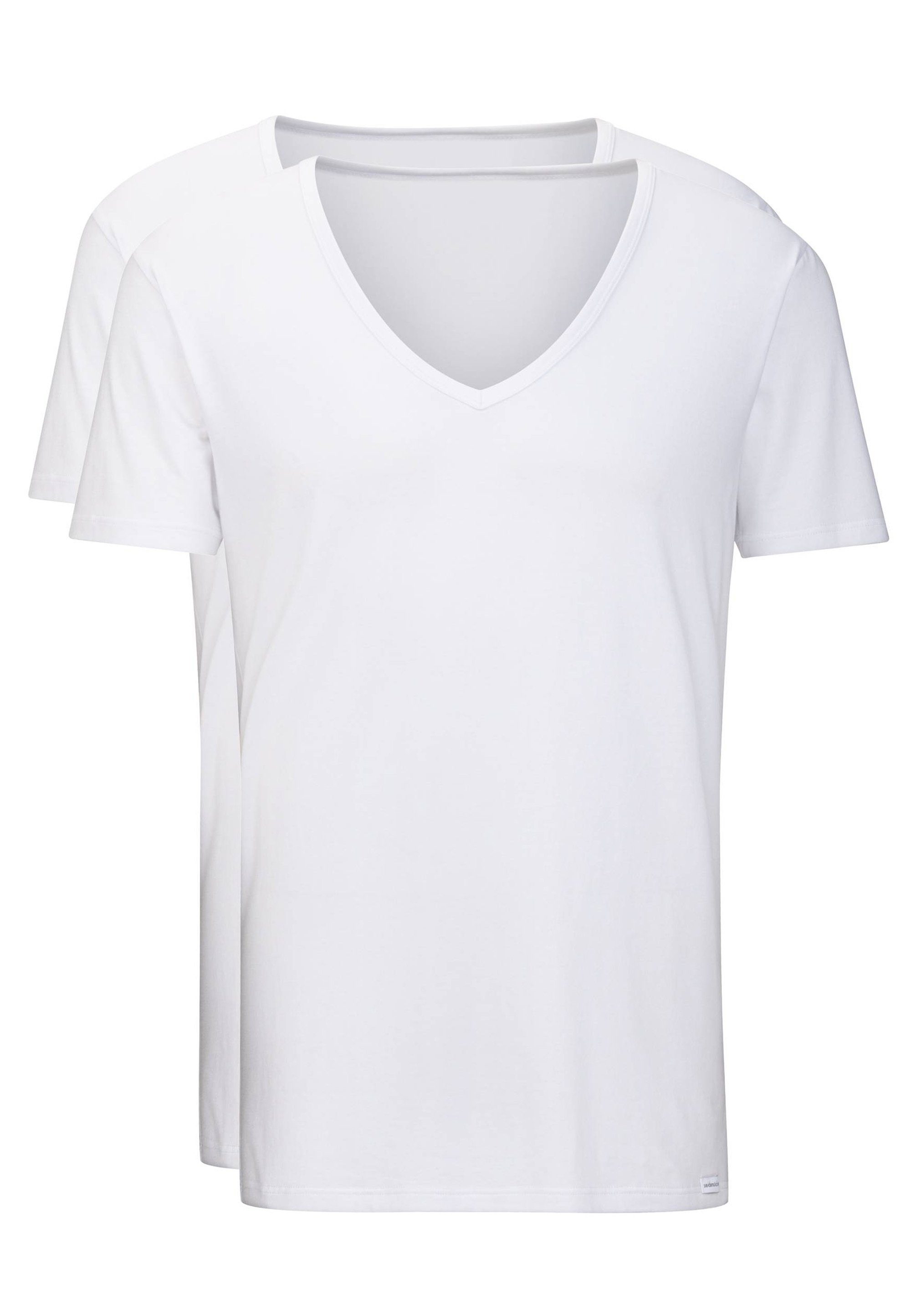 Herren - 2er Unterhemd T-Shirt, Cotton Comfort seidensticker Pack