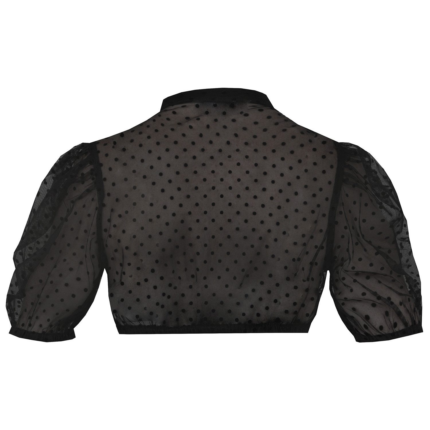 MarJo Dirndlbluse Damen 'Zeitlarn' Kurzarm, Schwarz günstig online kaufen