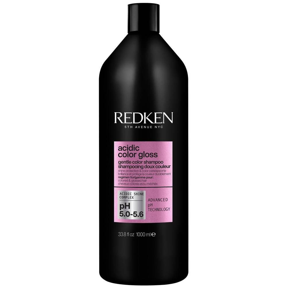 Redken Haarshampoo Redken Acidic Color Gloss Shampoo 1000 ml coloriertes Haar, 1-tlg., Reduziert Haarbruch sichtbar bereits nach wenigen Anwendungen