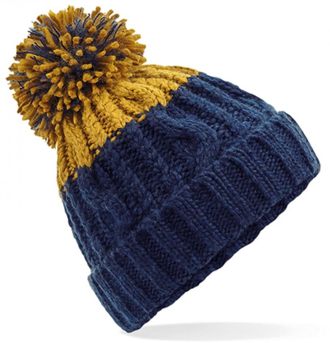 Beechfield® Bommelmütze Apres Beanie - Luxus Bommel