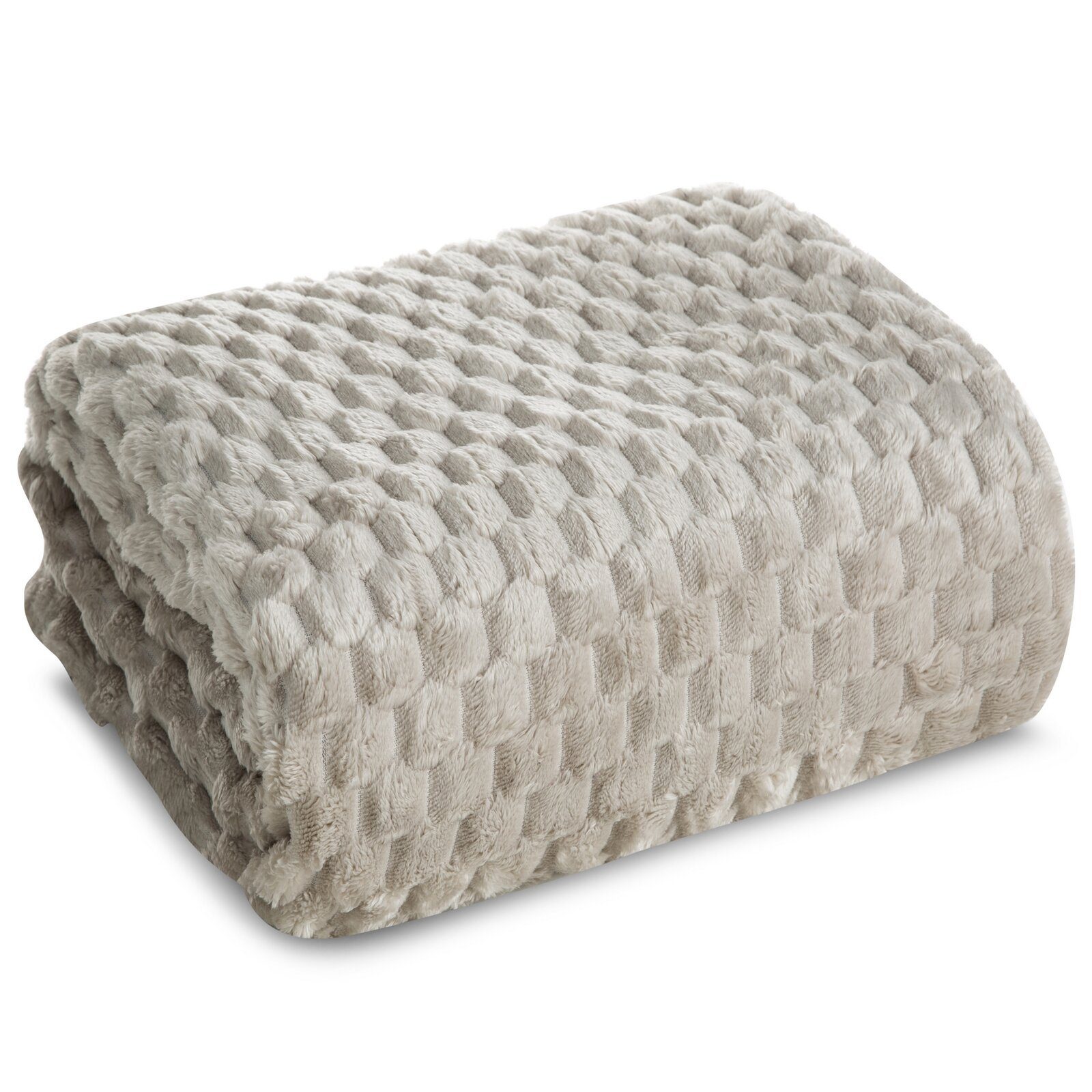 Wohndecke CINDY/6, Design91, Tolle Struktur, Waffelmuster, günstig online kaufen