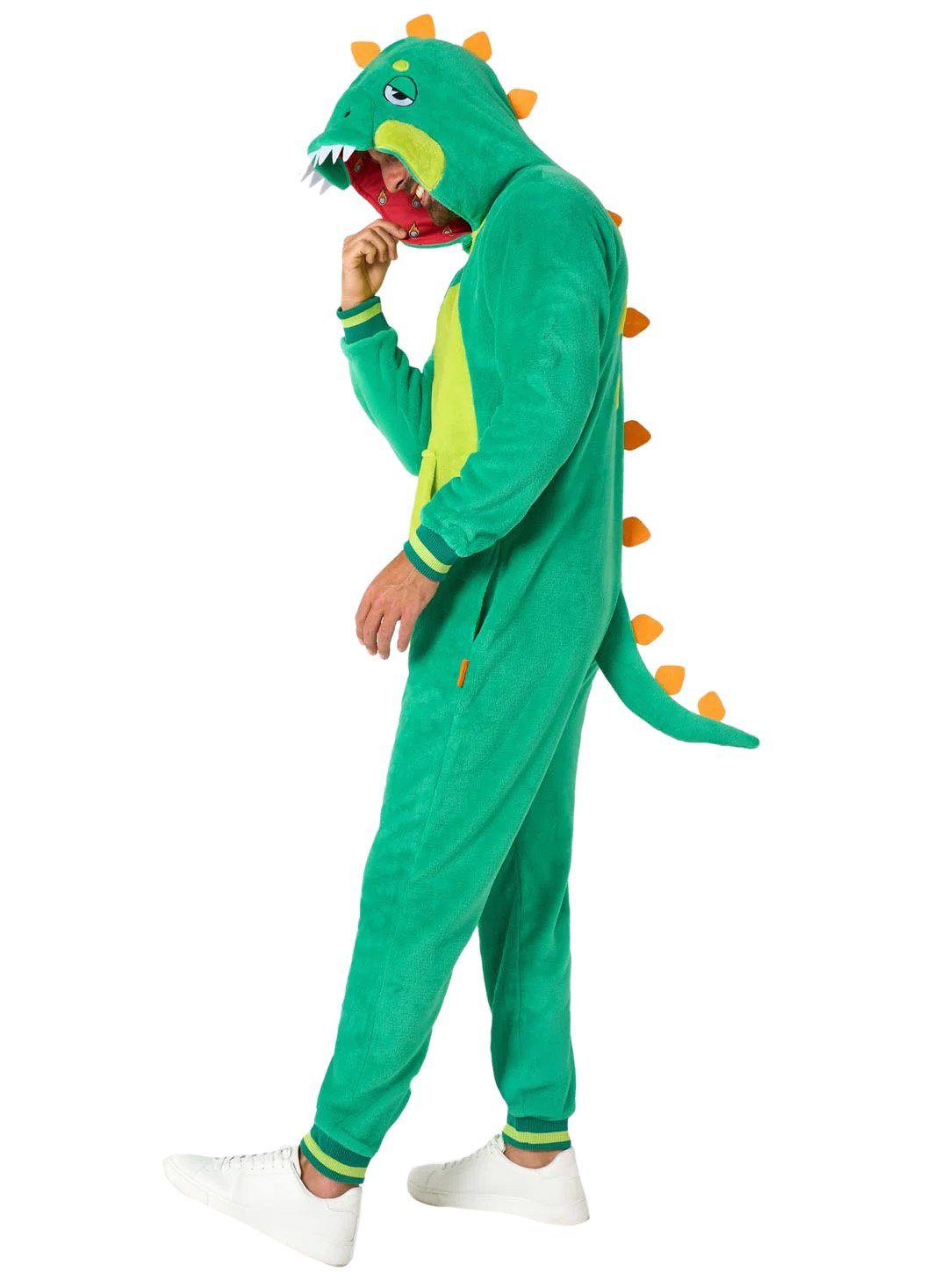 Opposuits Kostüm Dinosaurier Onesie, Der Overall beweist: jedes Tier eignet sich zum Kuscheln!