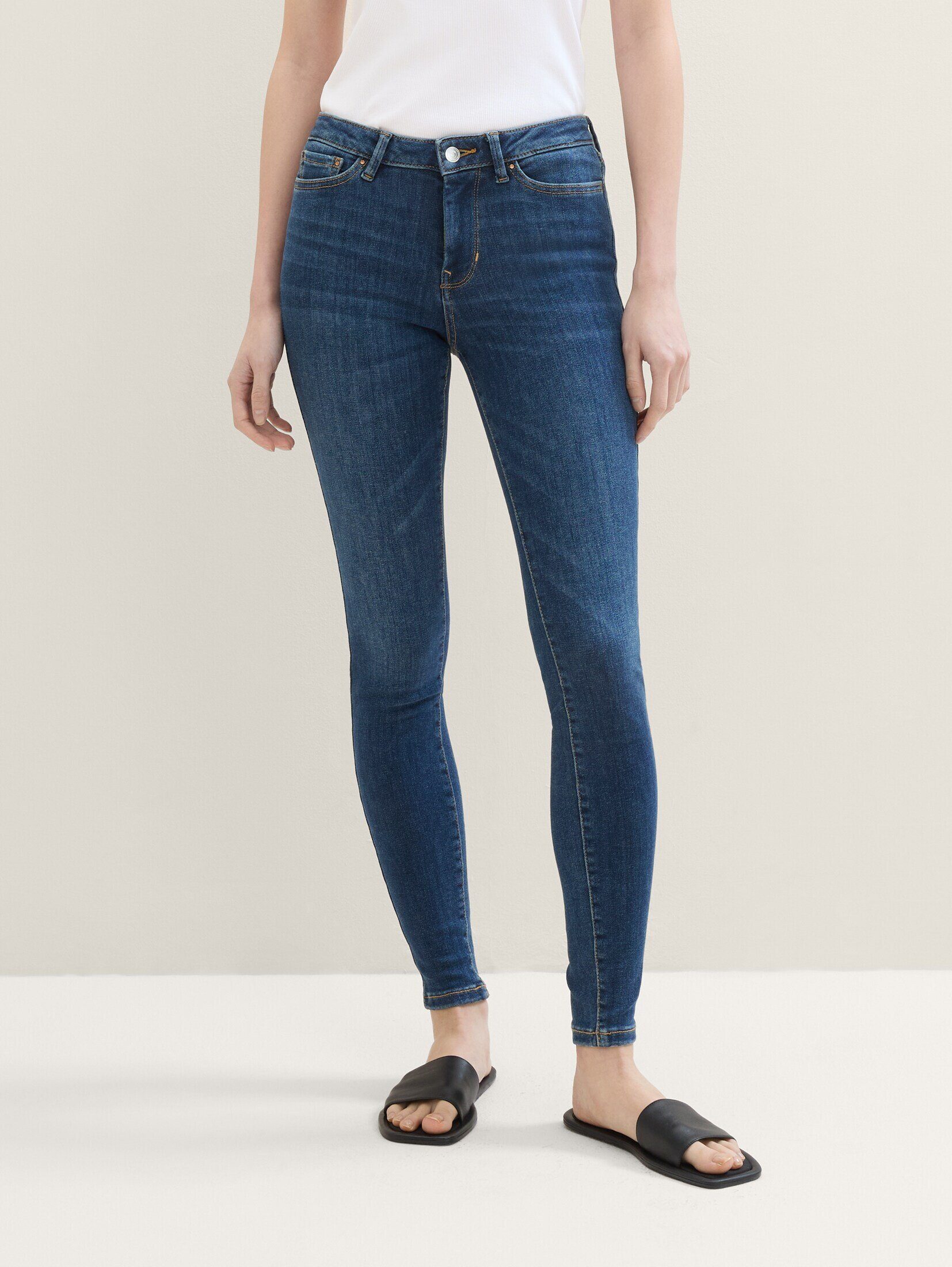 TOM TAILOR Denim Skinny-fit-Jeans Jeanshosen TTNELA EXTRA SKINNY Jeans mit günstig online kaufen