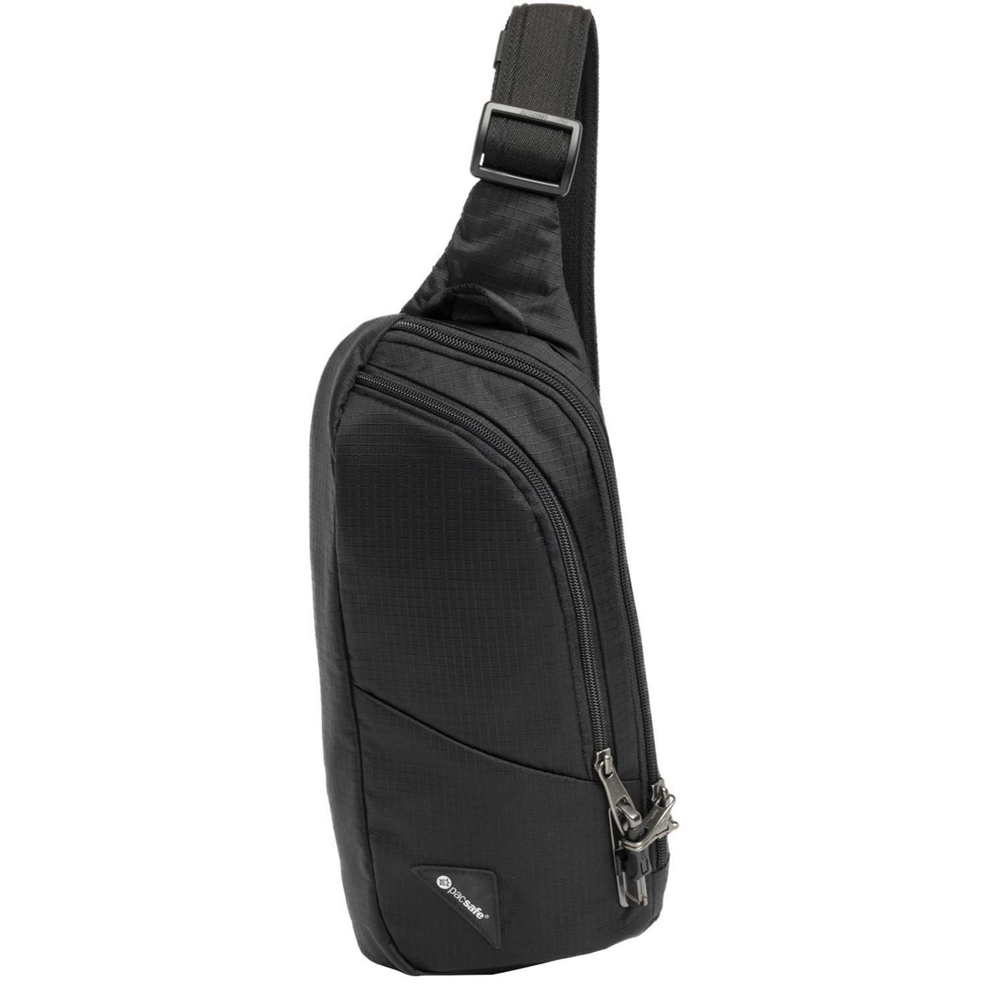 Pacsafe Umhängetasche Vibe, Nylon jet black