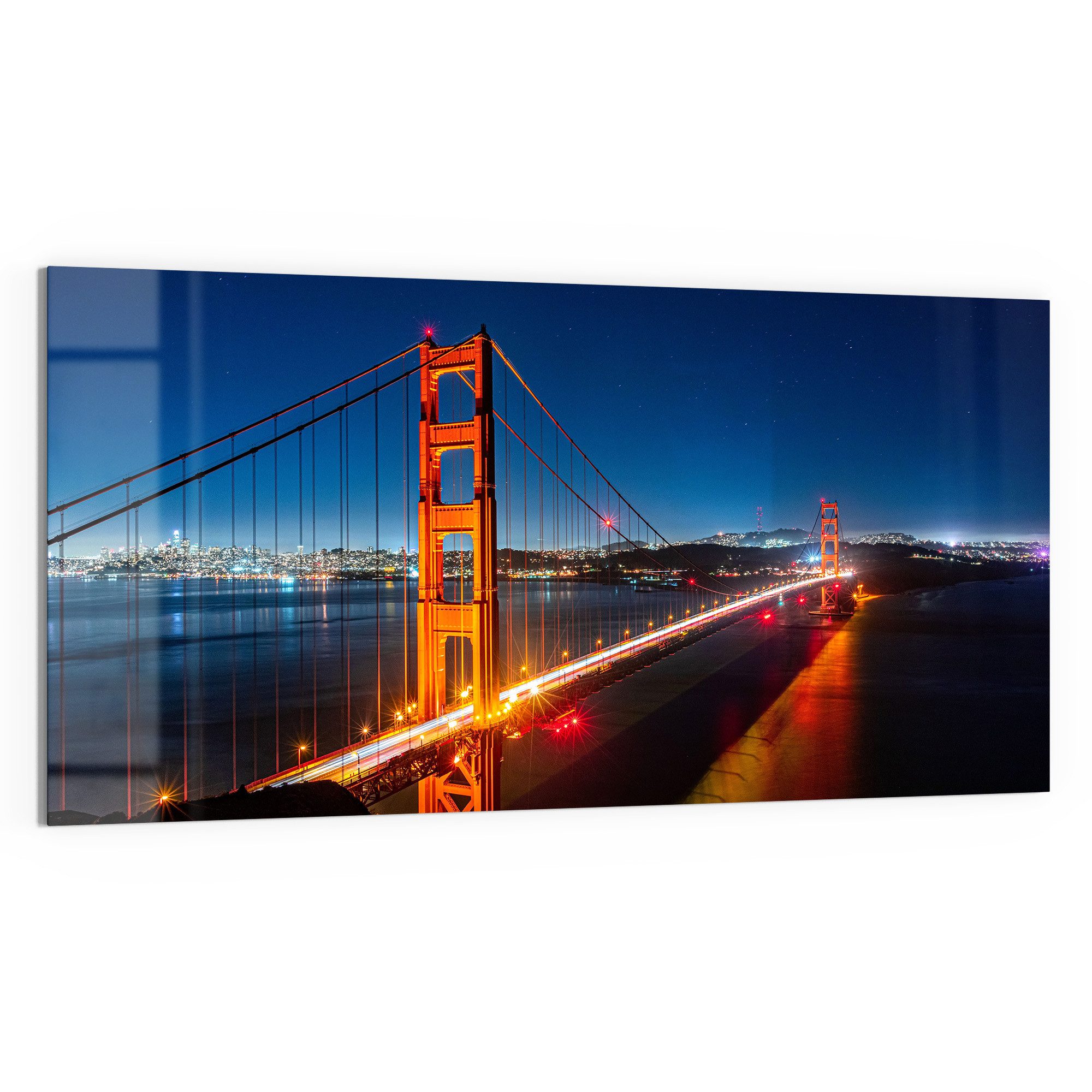 DEQORI Glasbild 'San Francisco bei Nacht', günstig online kaufen
