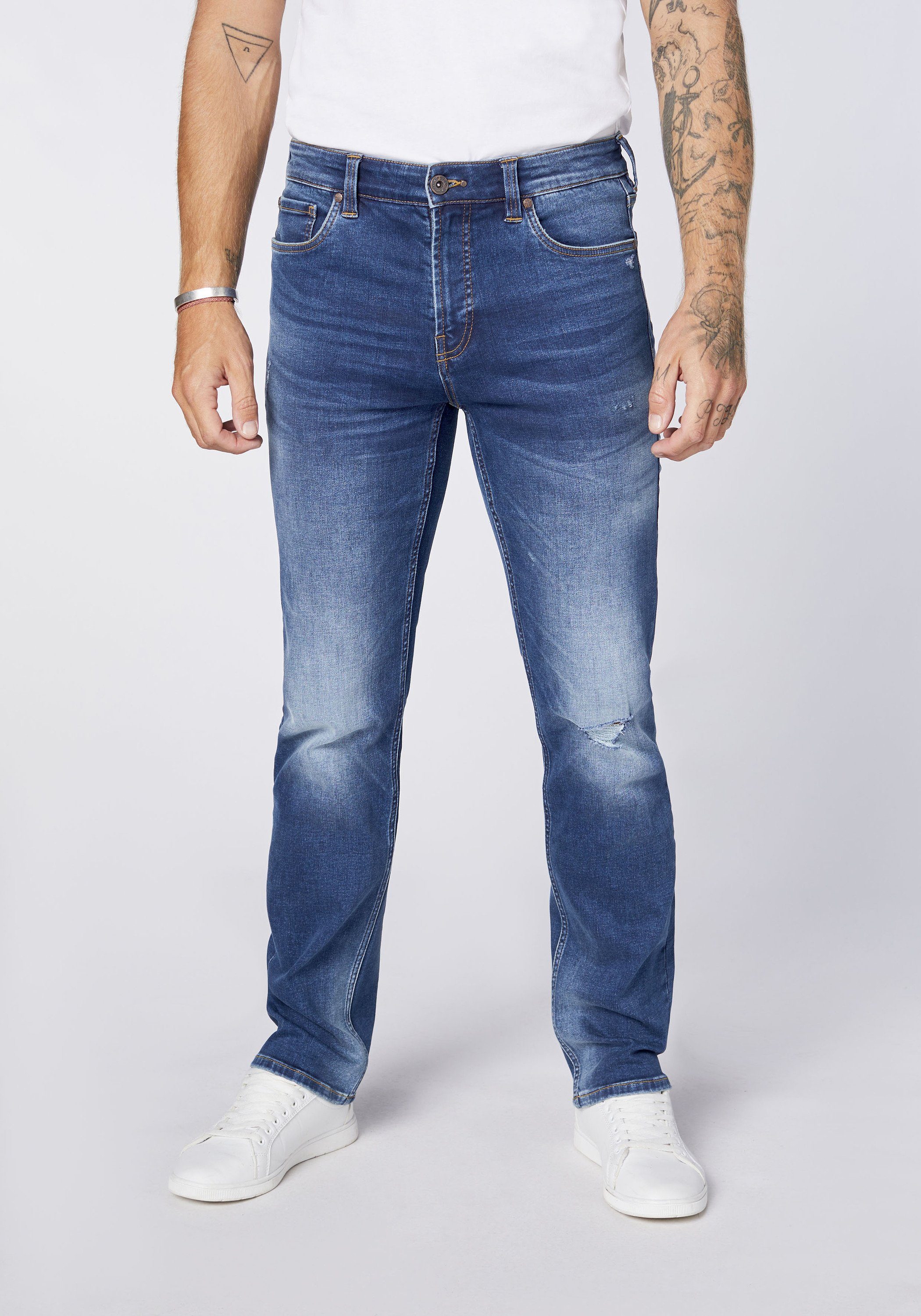 Damen Jeans Uncle Sam Straight-Jeans Herren, Regular Fit (1-tlg)