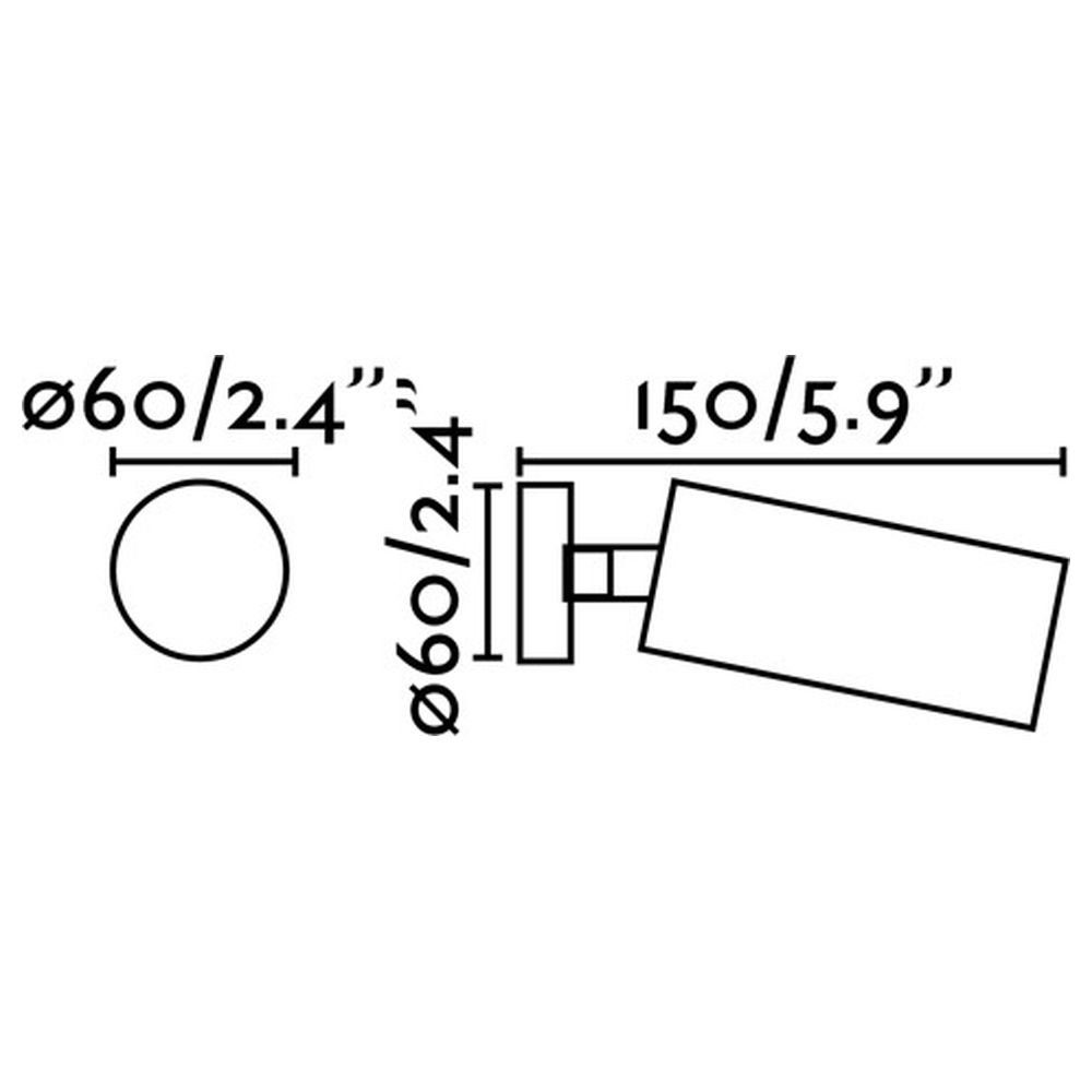 Leuchtmittel enthalten: Aufbaustrahler Deckenspot GU10 Stan Deckenspot, in keine 134x60mm, Deckenstrahler, Schwarz Nein, Spot click-licht warmweiss, Angabe,