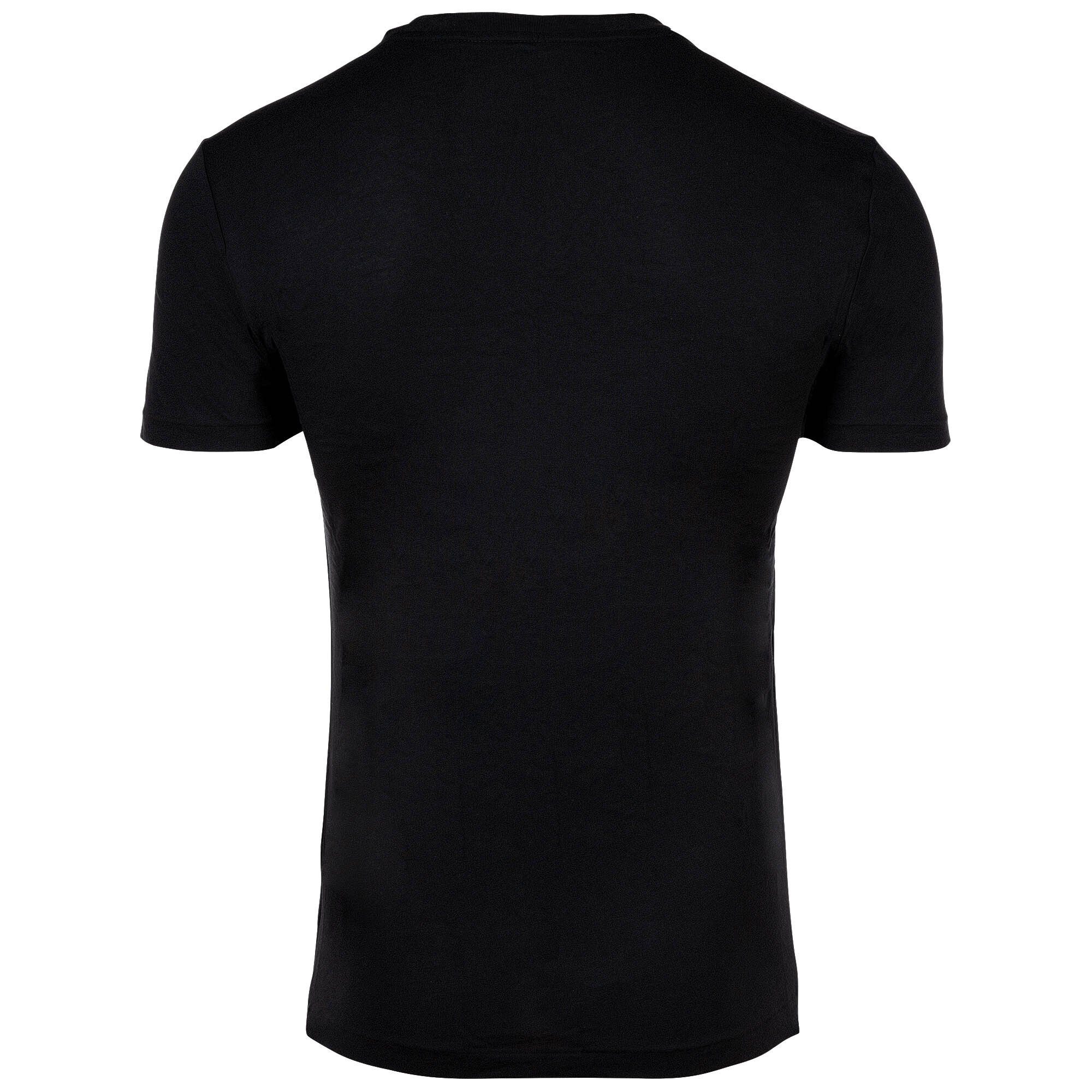 T-Shirts, PACK-CREW Schwarz Ralph 2er - T-Shirt CLASSIC-2 Polo Herren Lauren Pack