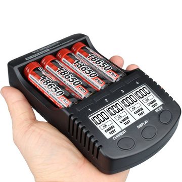 kraftmax Batterietester BC-4000 EXPERT - Universal Akku Ladegerät, (1 St)