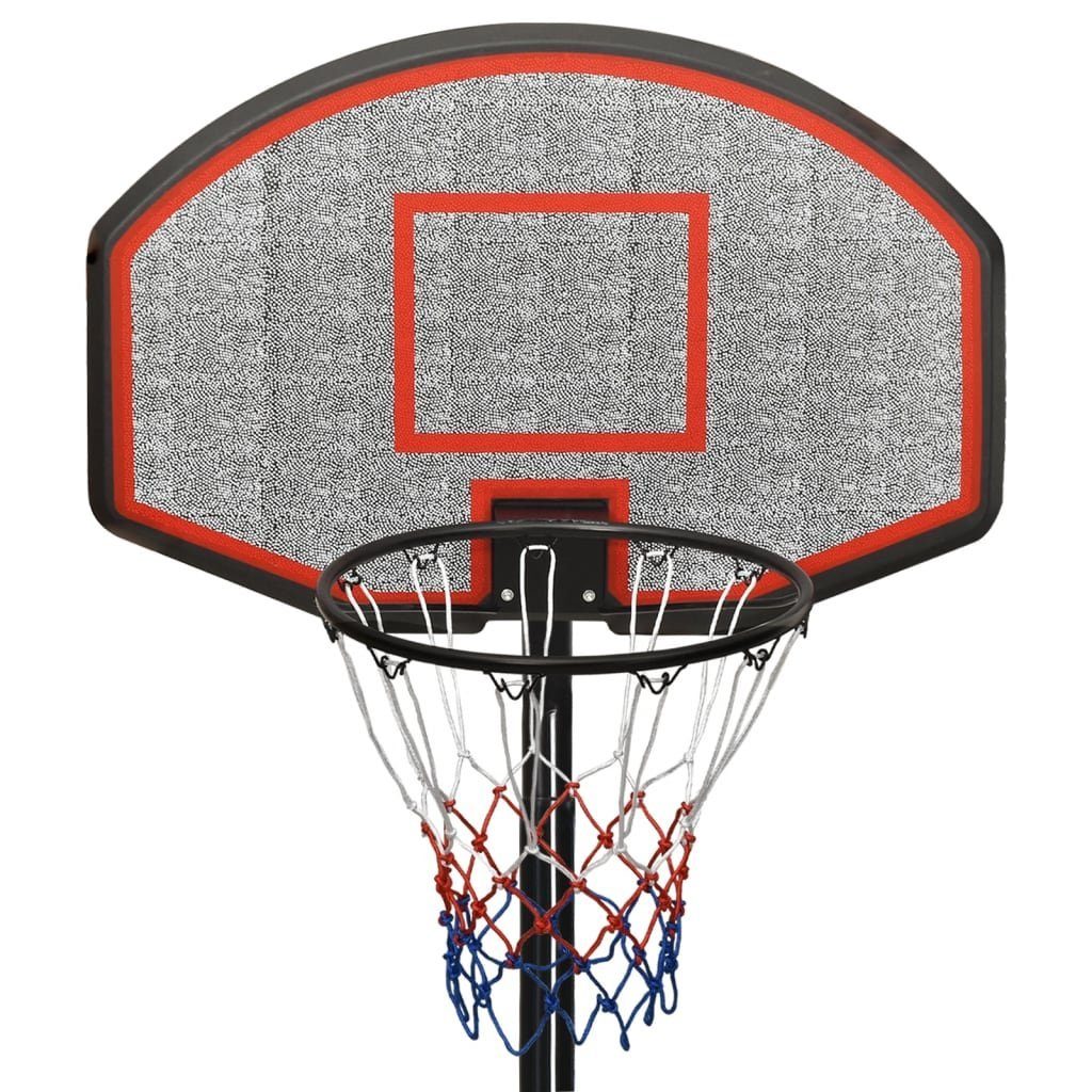 vidaXL Basketballkorb Schwarz Basketball 282-352 Basketballständer Polyethylen cm Korb