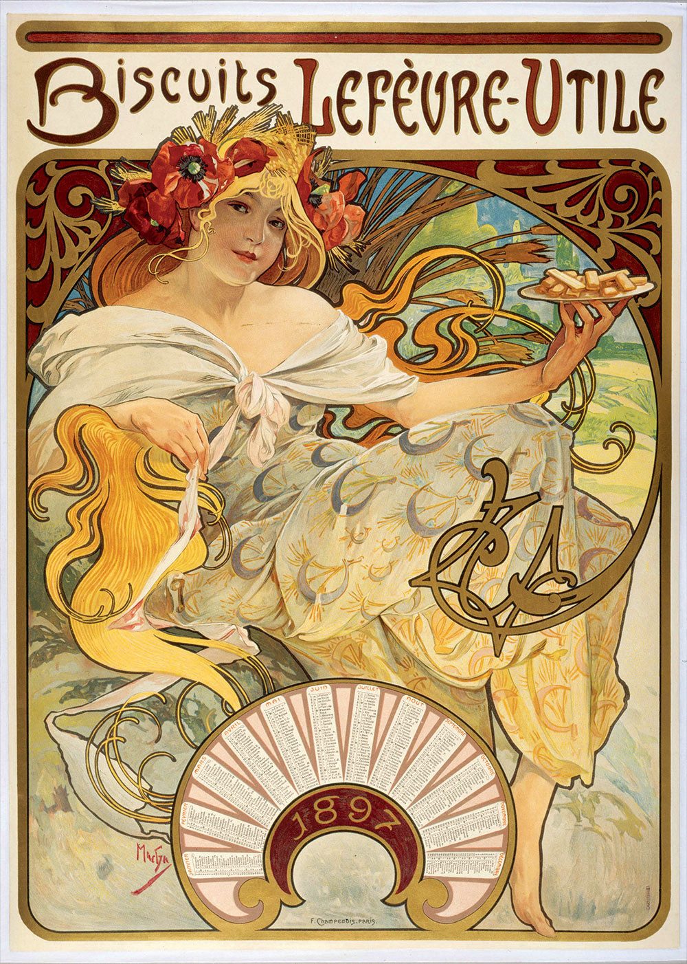 Bluebird Puzzle Puzzle Biscuits Lefèvre-Utile, 1897, Puzzleteile