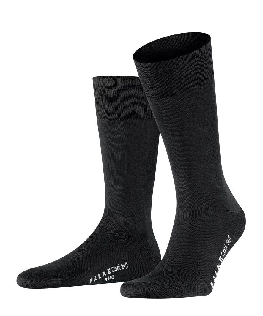 Socken Tagessocke Crew Cool 24/7 (Business-Strumpf) schwarz Herren - 1 Paar