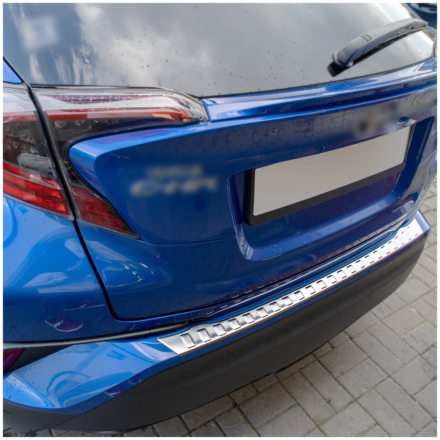 tuning-art Ladekantenschutz L233 Edelstahl passgenau für Toyota C-HR 2016-10/2023