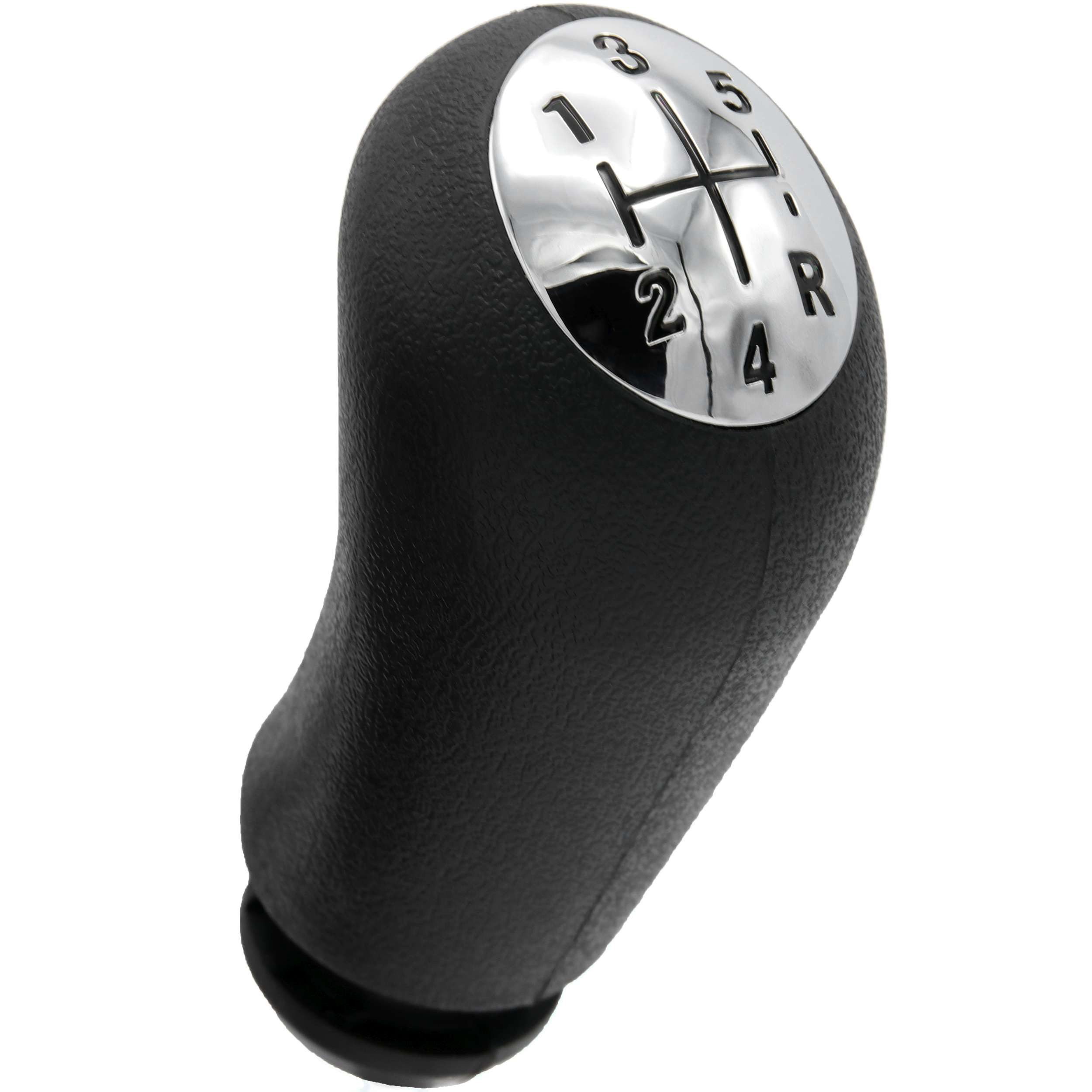 RECAMBO Schalthebel Schaltknauf, Schaltsack, Wahlhebel, Kappe für Dacia Logan, ab 2004, Plug & Play, Auto Schalthebel, schwarz