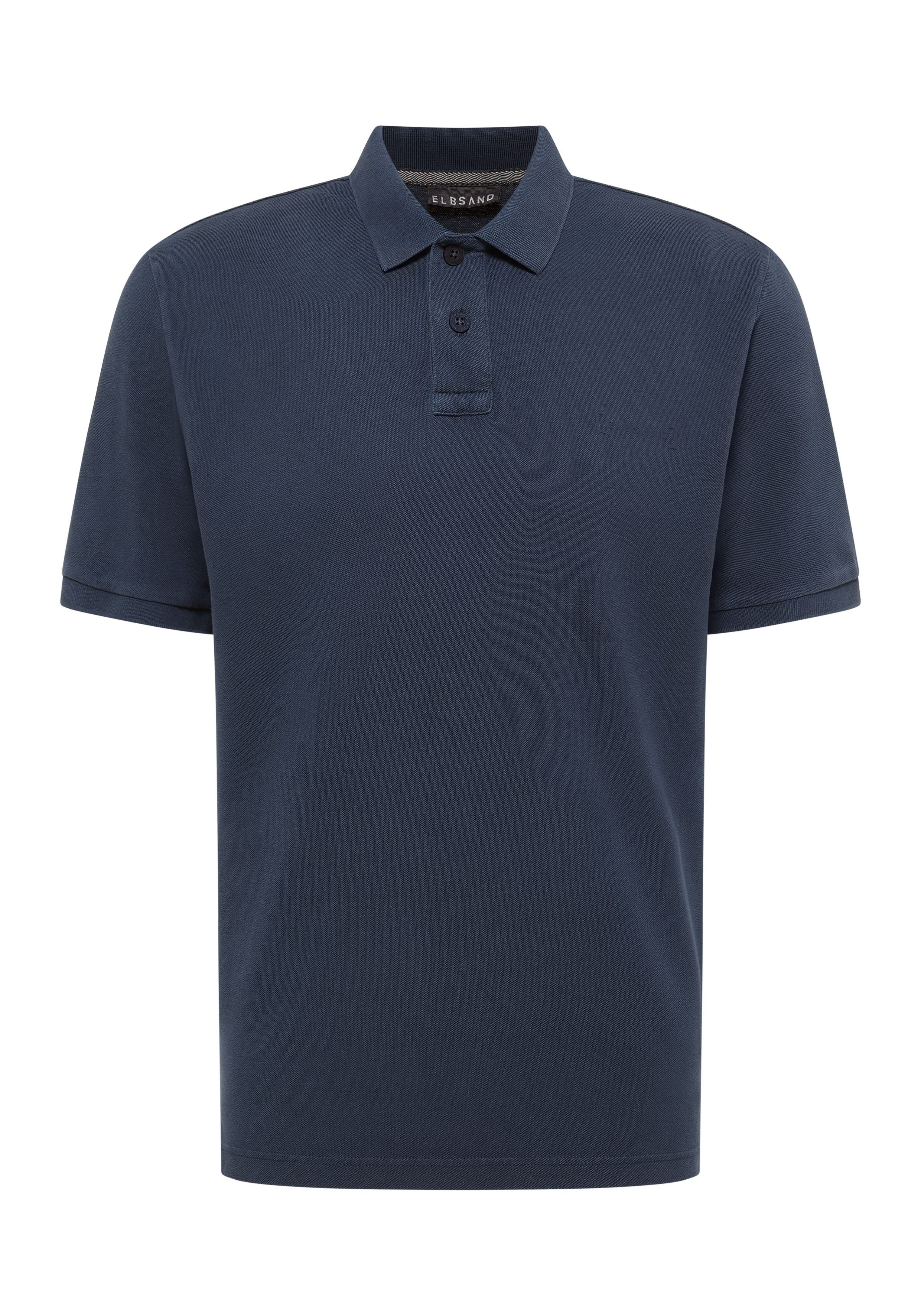 Elbsand Poloshirt Len Herren Gerippter Flachstrickkragen, günstig online kaufen