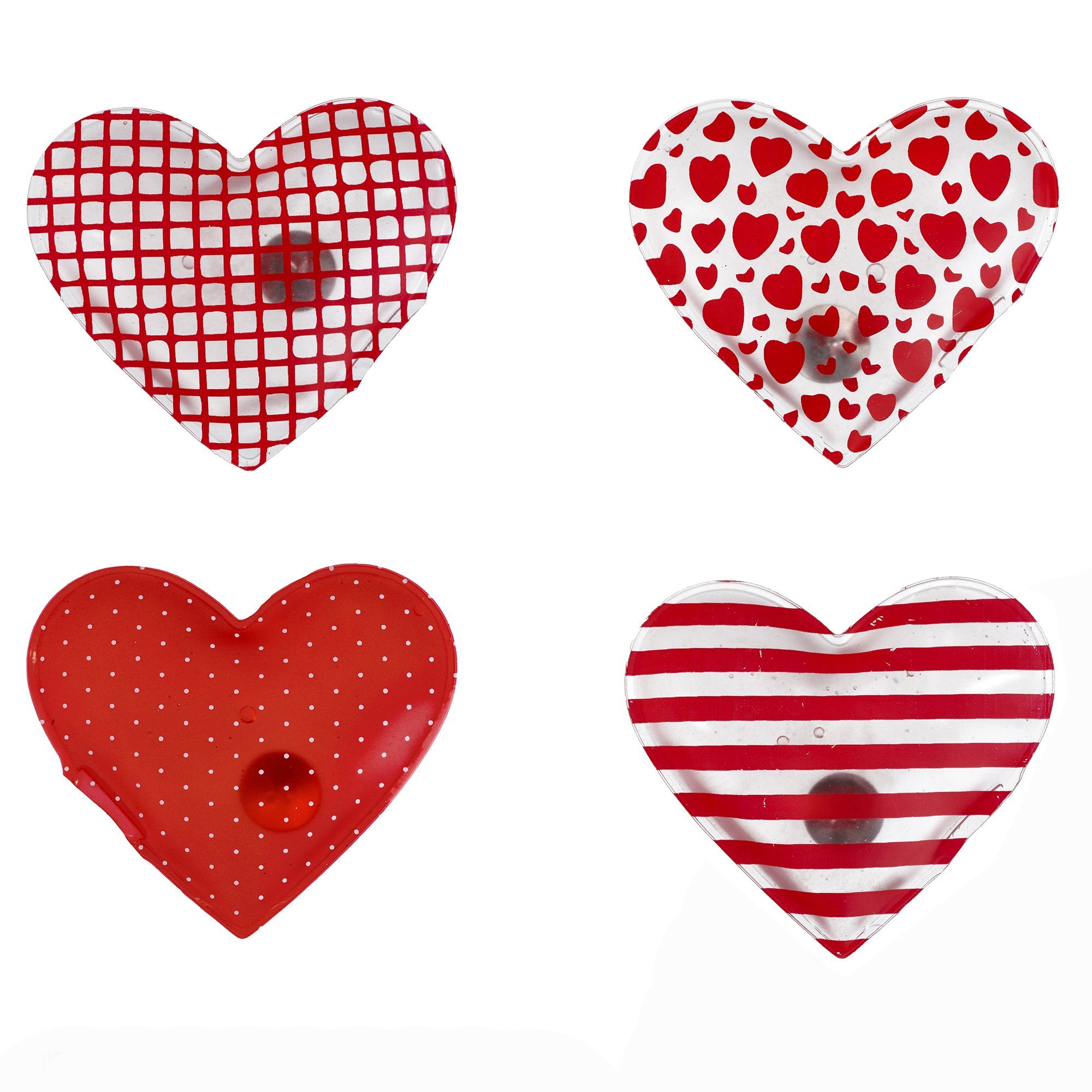 Annastore Handwärmer Taschenwärmer Herz - Taschenheizkissen - wiederverwendbar, 4-tlg.