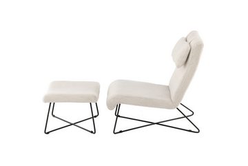 BOURGH TV-Sessel Laconia Lounge Sessel weiss