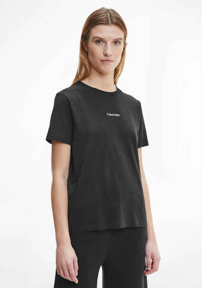 Calvin Klein Rundhalsshirt MICRO LOGO REGULAR T-SHIRT mit dezentem Calvin Klein Logo auf der Brust