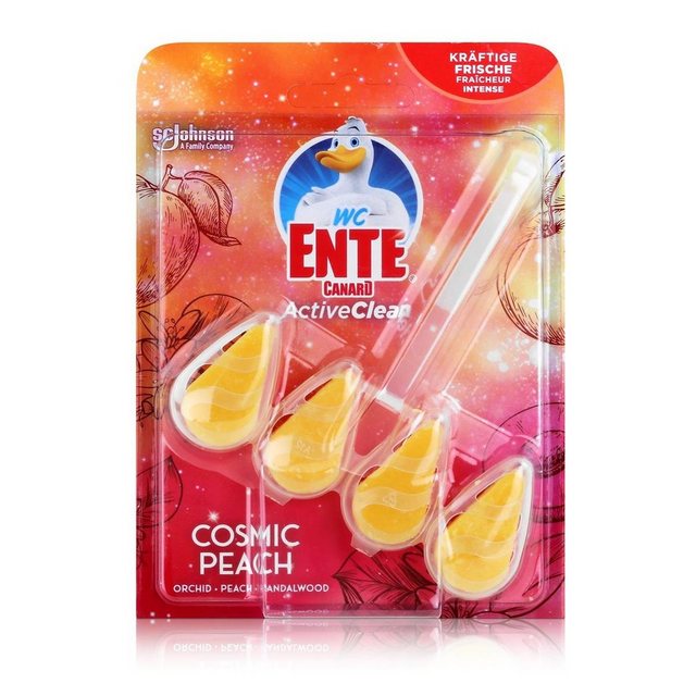 WC Ente WC Ente ActiveClean Einhänger Cosmic Peach 38,6g WC-Frische (1er Pack) WC-Reiniger