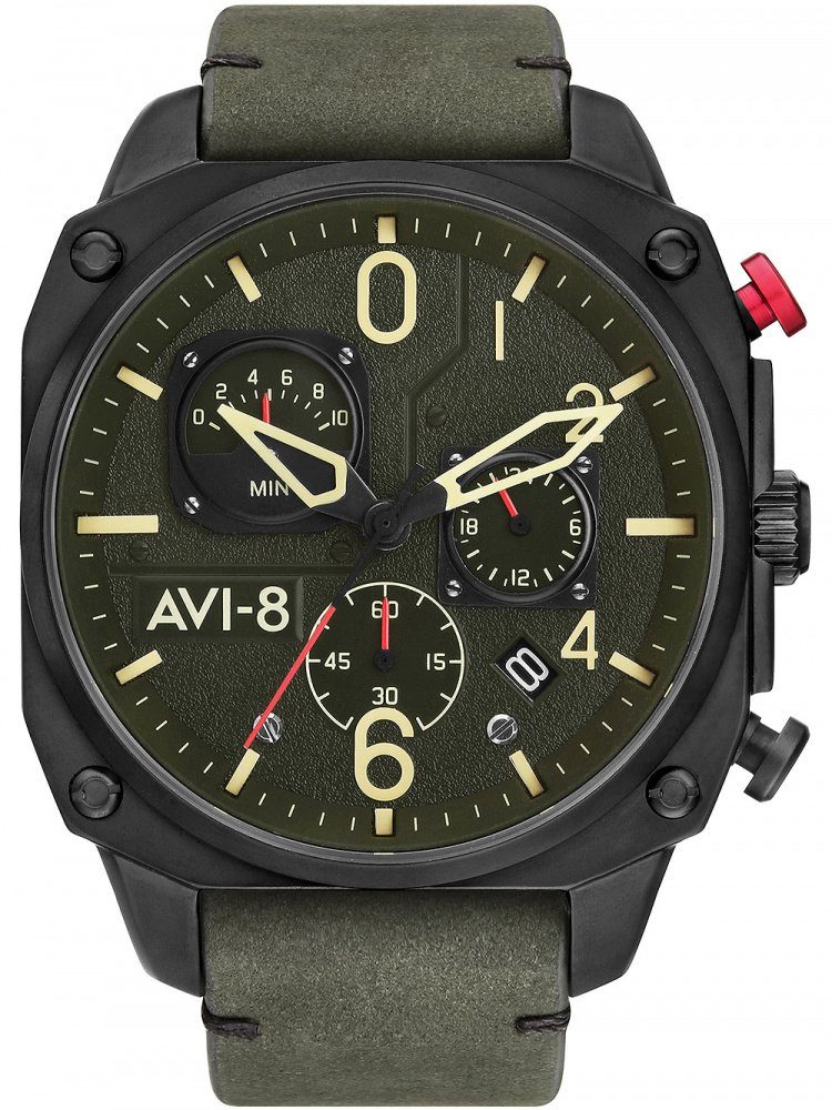 AVI-8 Quarzuhr AVI-8 AV-4052-08 Hawker Hunter Chronograph 45mm 5ATM