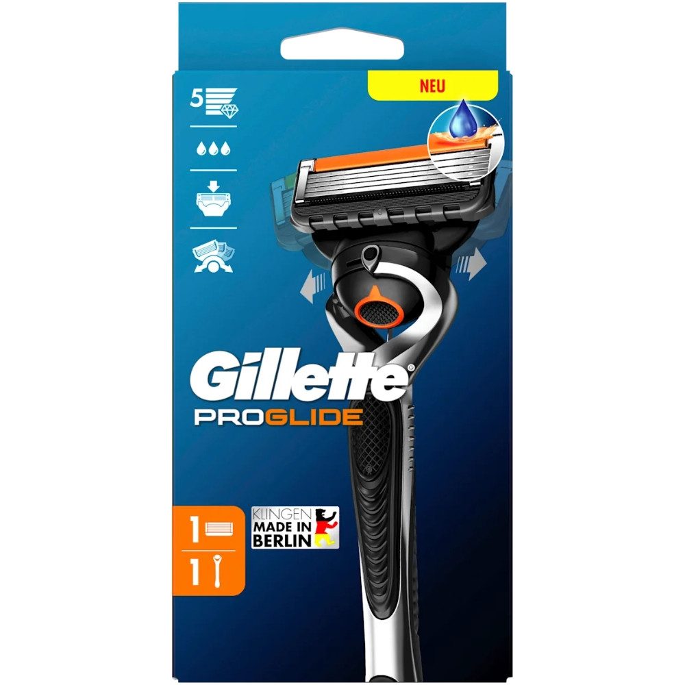 Gillette Nassrasierer ProGlide inkl. 1 Klinge, 2-tlg.