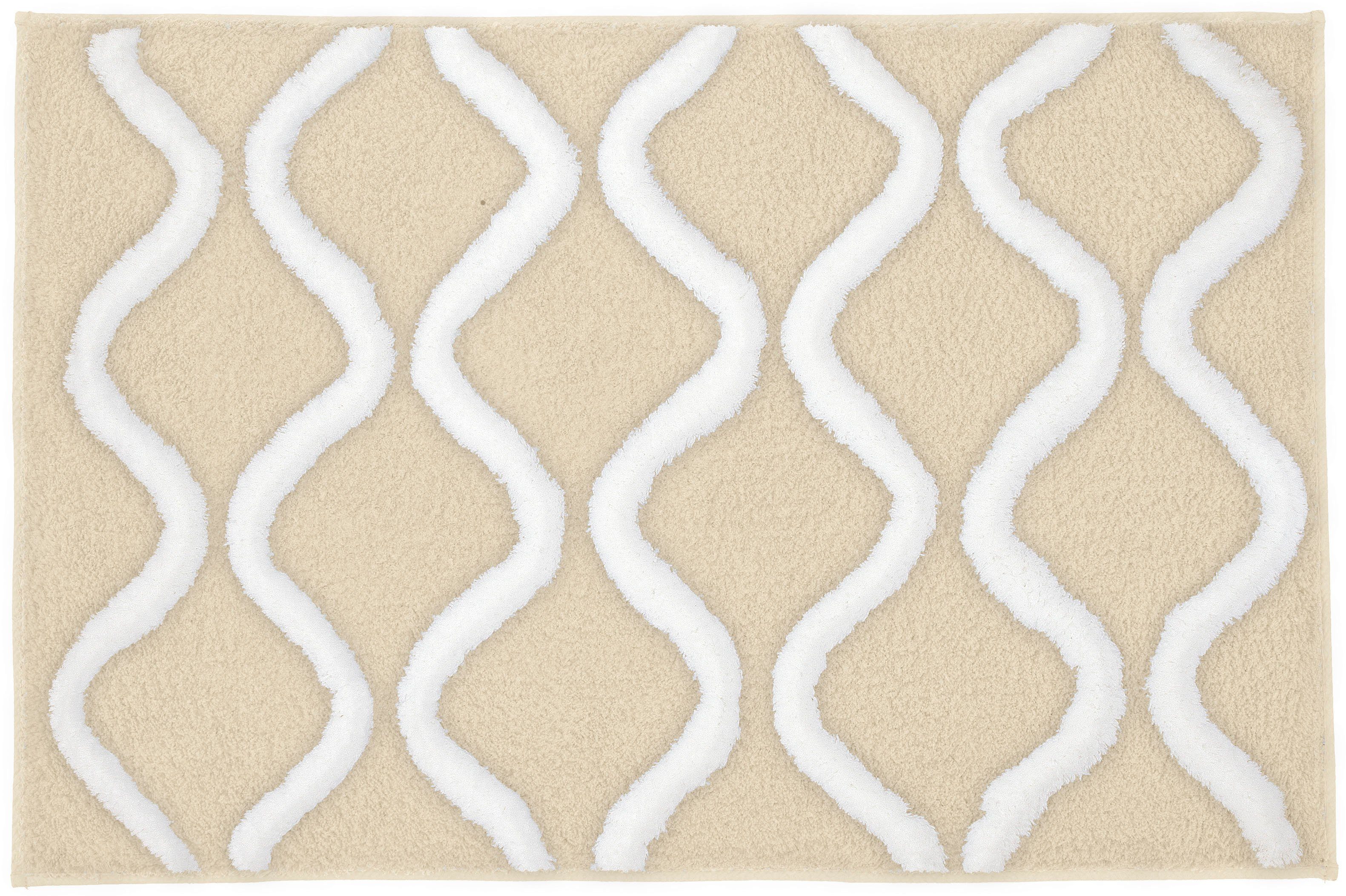 Kleine Wolke Badematte "Piana" Höhe 23 mm rutschhemmend beschichtet fußbode günstig online kaufen