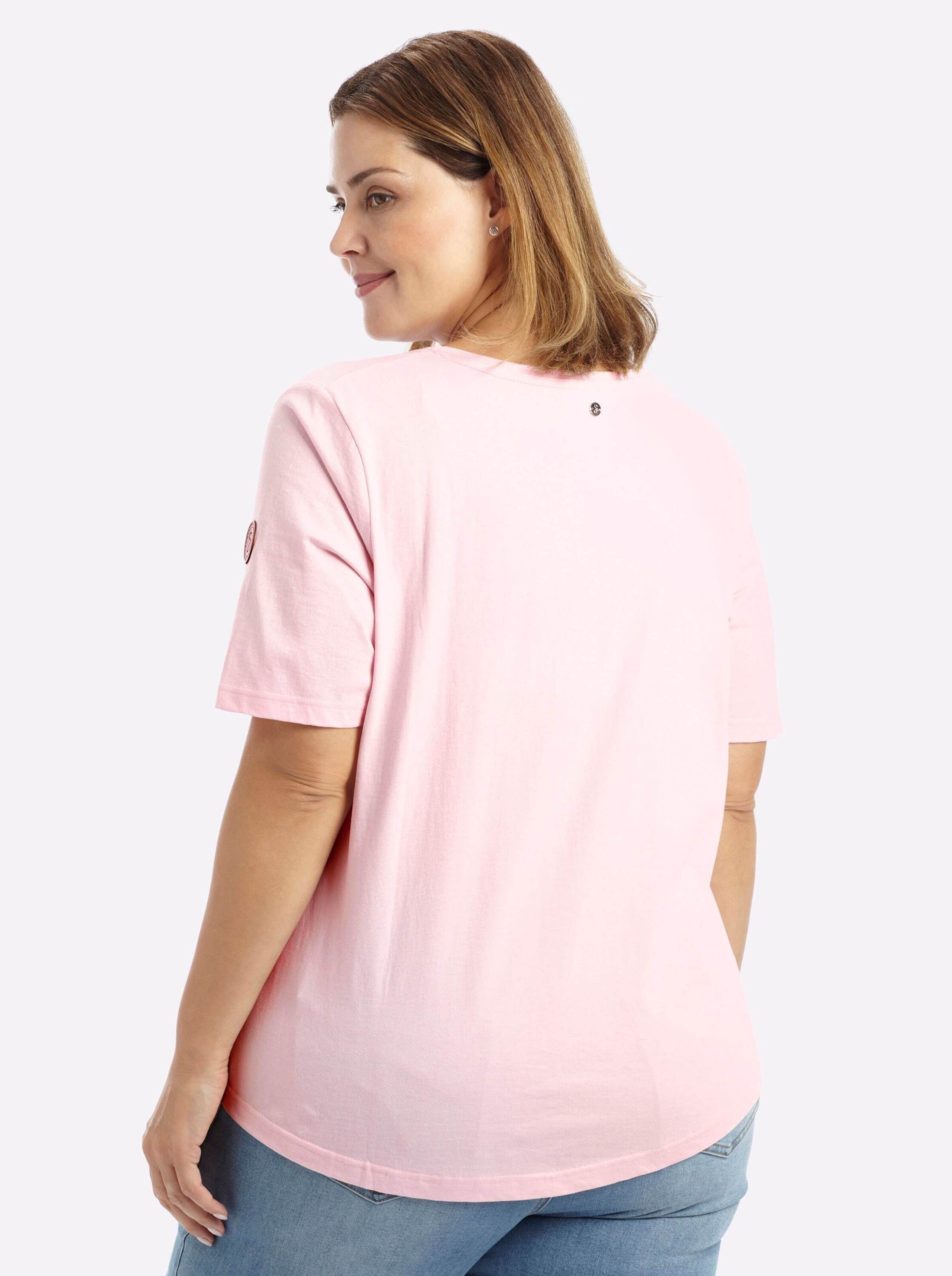 Sheego T-Shirt T-Shirt Kurzarm