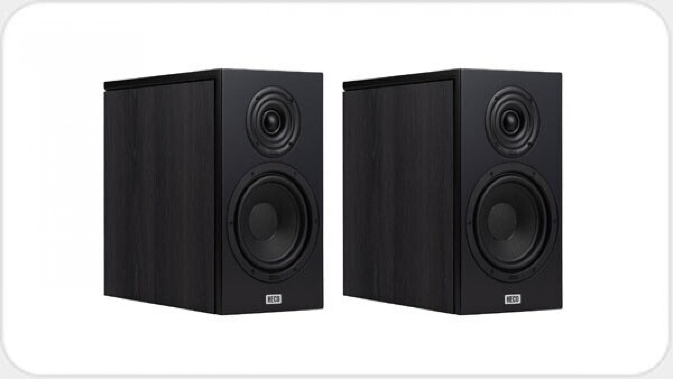 Heco AURORA XT 300 Black/dark oak Paar Aktion Regal-Lautsprecher