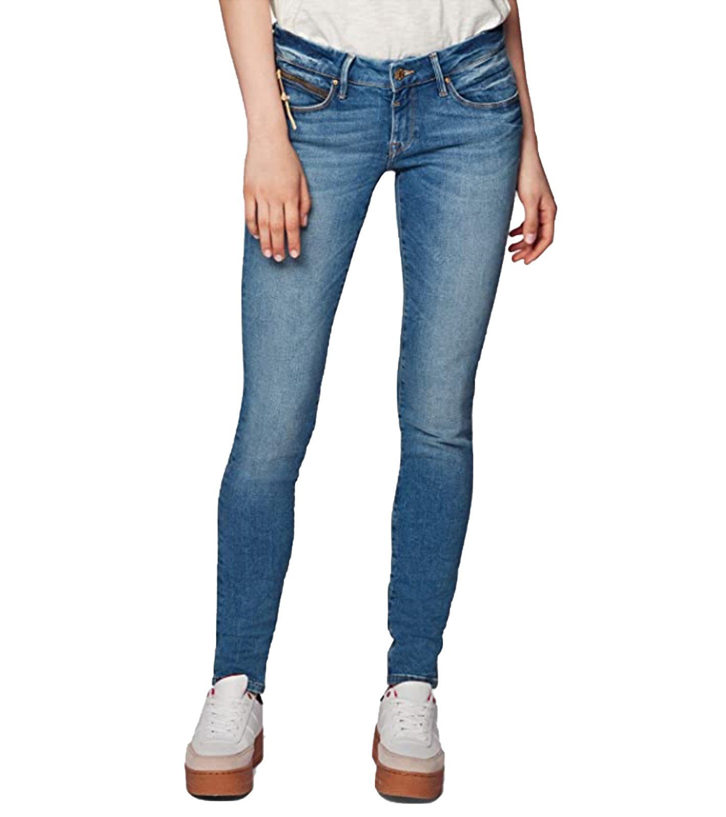 Mavi Regular-fit-Jeans »mavi Serena Low Rise Hose schmale Super Skinny-Jeans  für Damen Freizeit-Hose Blau« online kaufen | OTTO