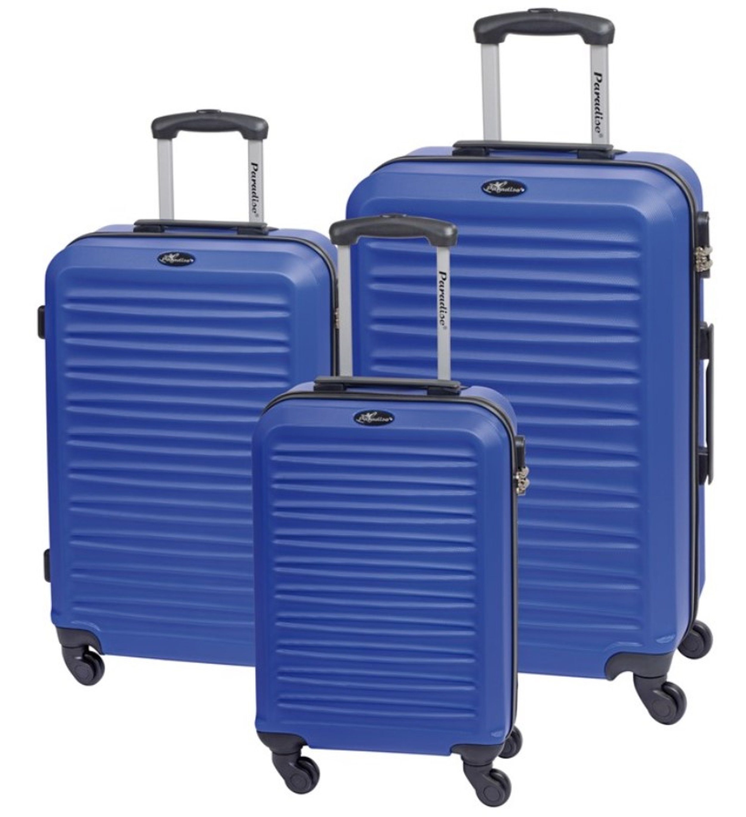 CHECK.IN® Trolleyset 3-tlg. 77, 67, 54cm - Light - XL-Volumen - 4 Rollen, div. Farben
