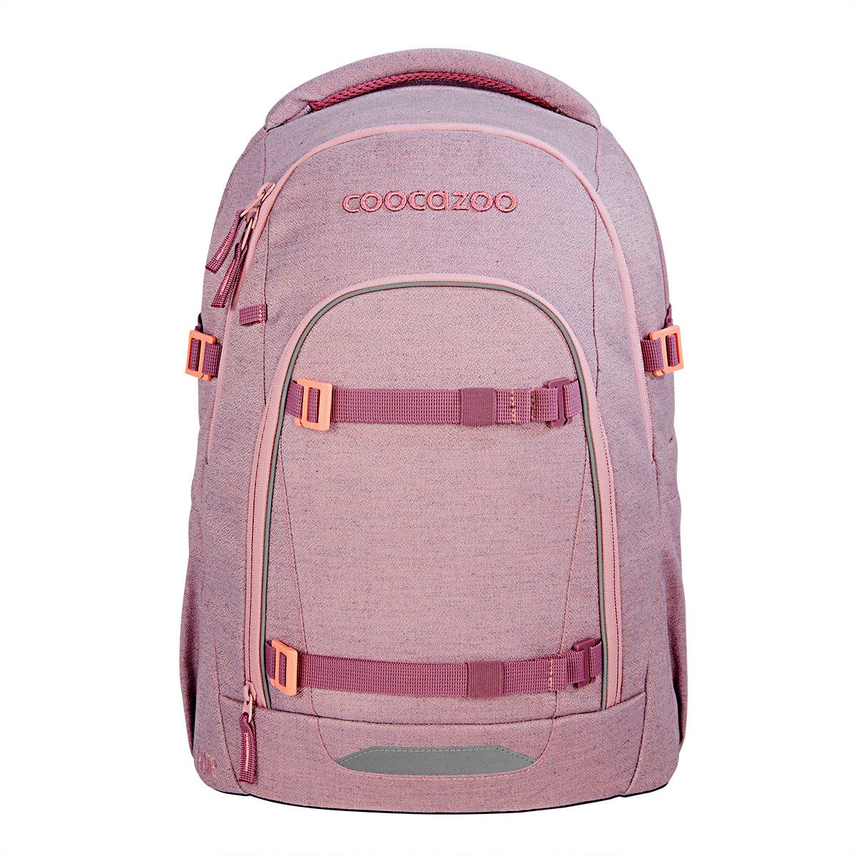 coocazoo Schulranzen Schulrucksack MATE Mixed Faded Rose (1 Stück), ergonomisch, Körpergröße: 135 - 180 cm, Easy-Grow-System