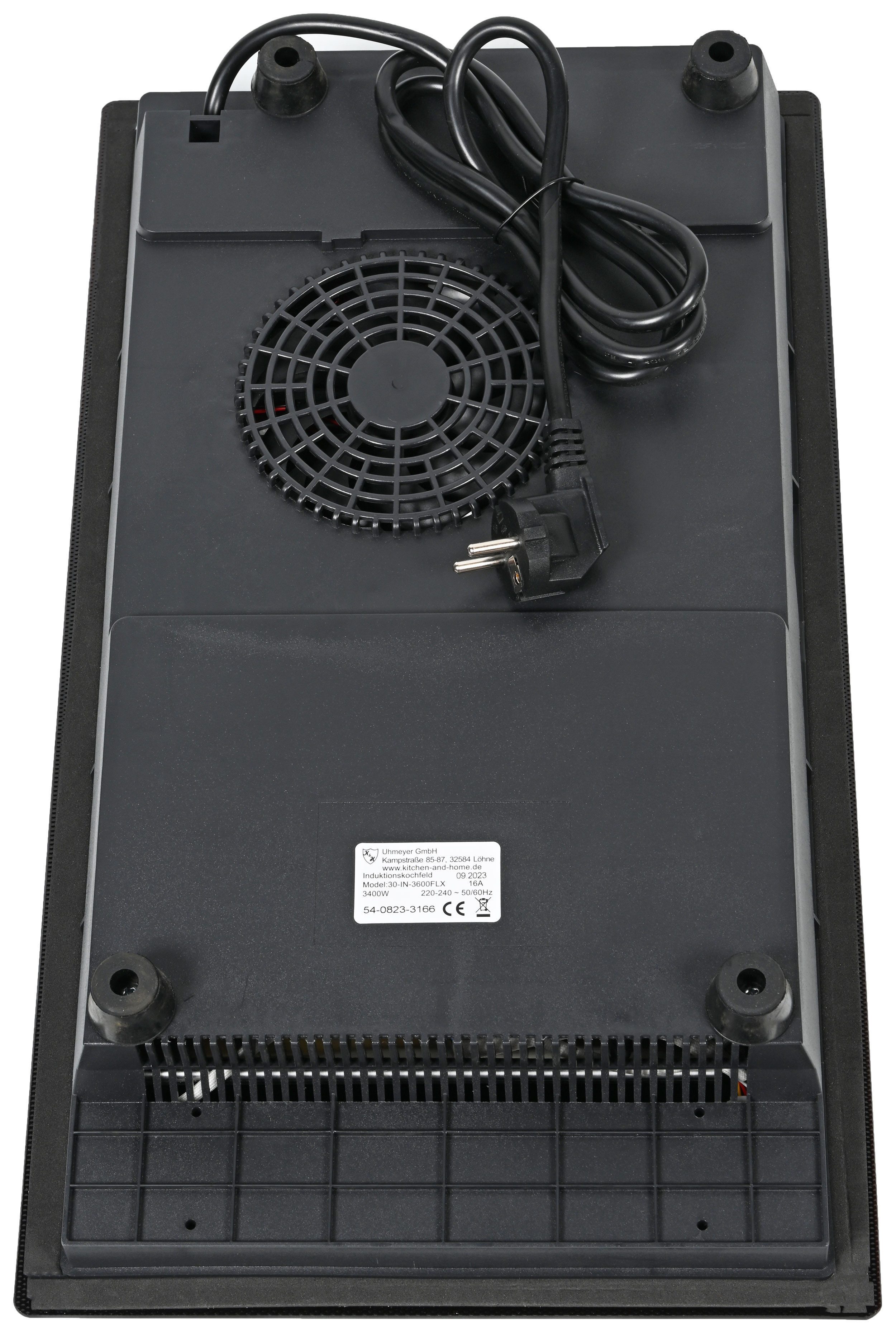 K&H Flex-Induktions-Kochfeld K&H Domino 2 Zonen FLEX SLIDER Control Induktionskochfeld Autark Eingebaut 30-IN-3600FLX – Bild 5 von 5