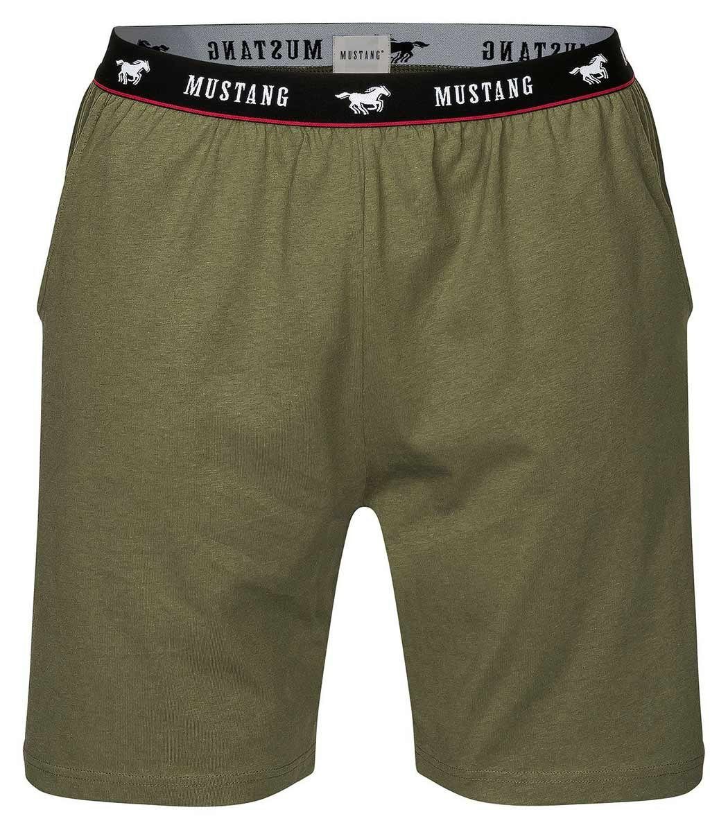 MUSTANG Boxershorts Bermudahose BRIAN (1-St) aus hautfreundlicher Baumwolle