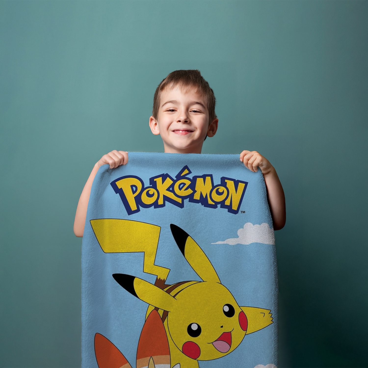 Halantex Handtücher POKEMON PIKACHU Duschtuch Strandtuch Badetuch 70 x 140 cm, (1 Duschtuch, 1-St), Langlebig