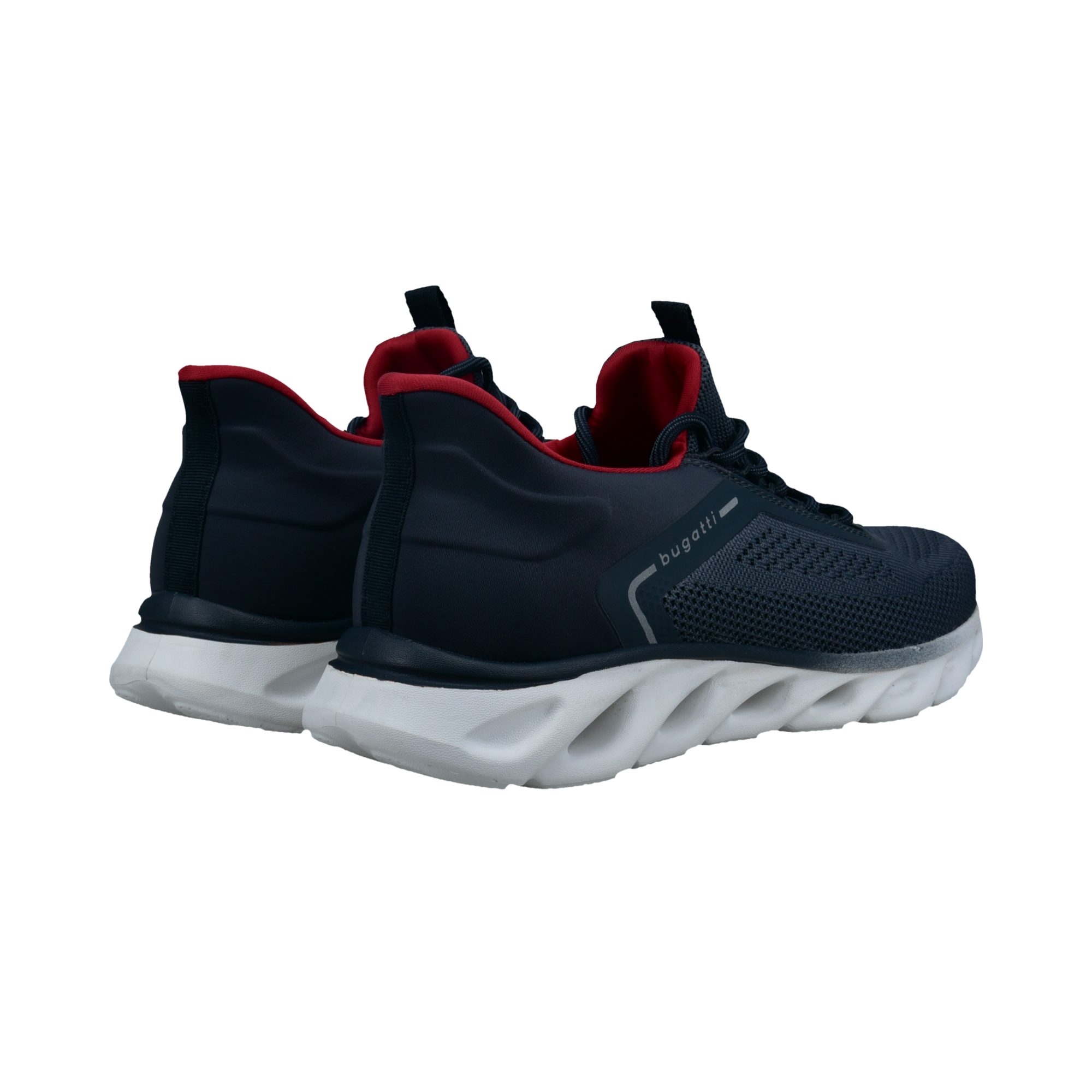 bugatti Slip-On Sneaker Freizeitschuh, Schlupfschuh mit aufgesetzter Schnür günstig online kaufen